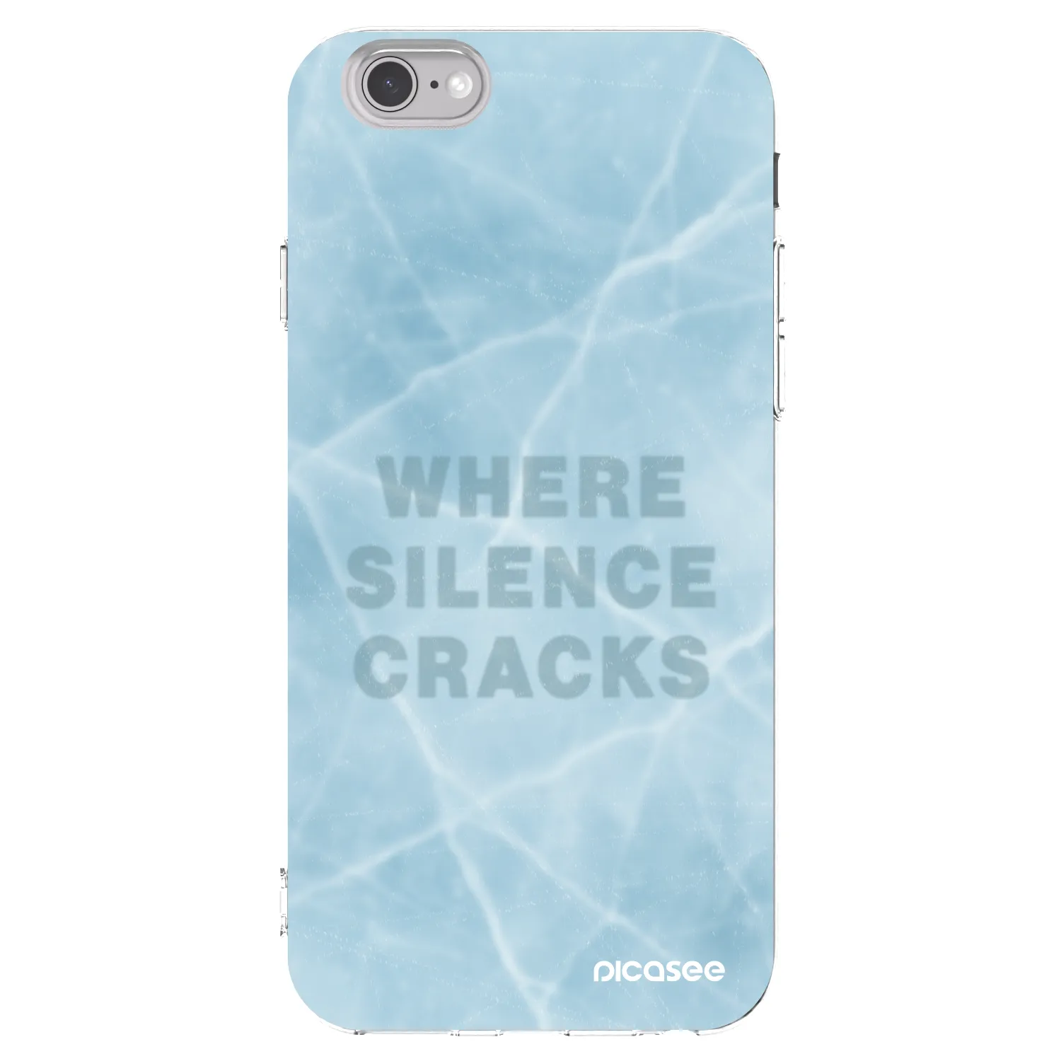 Picasee husă transparentă din silicon pentru Apple iPhone 6/6S - SILENCE