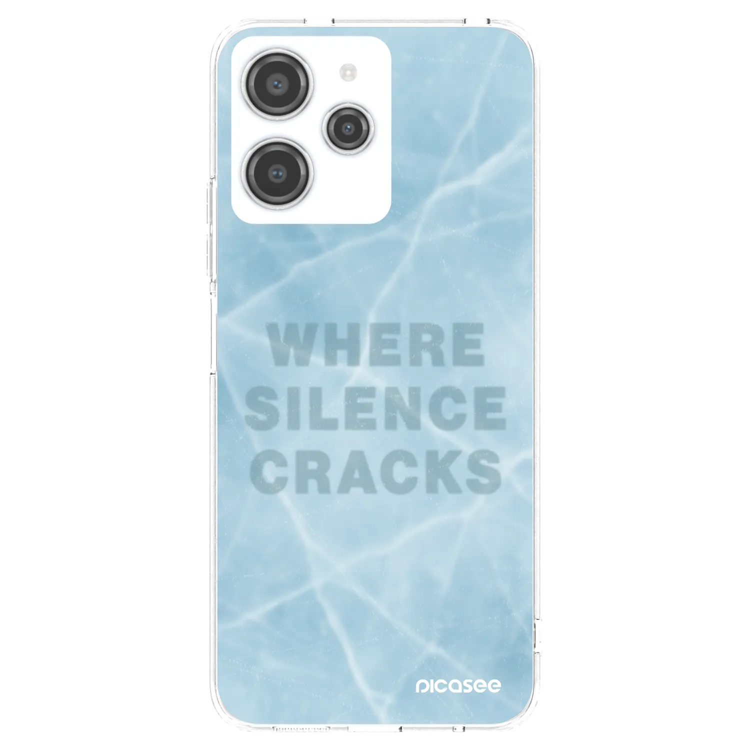 Picasee husă transparentă din silicon pentru Xiaomi Redmi 12 4G - SILENCE