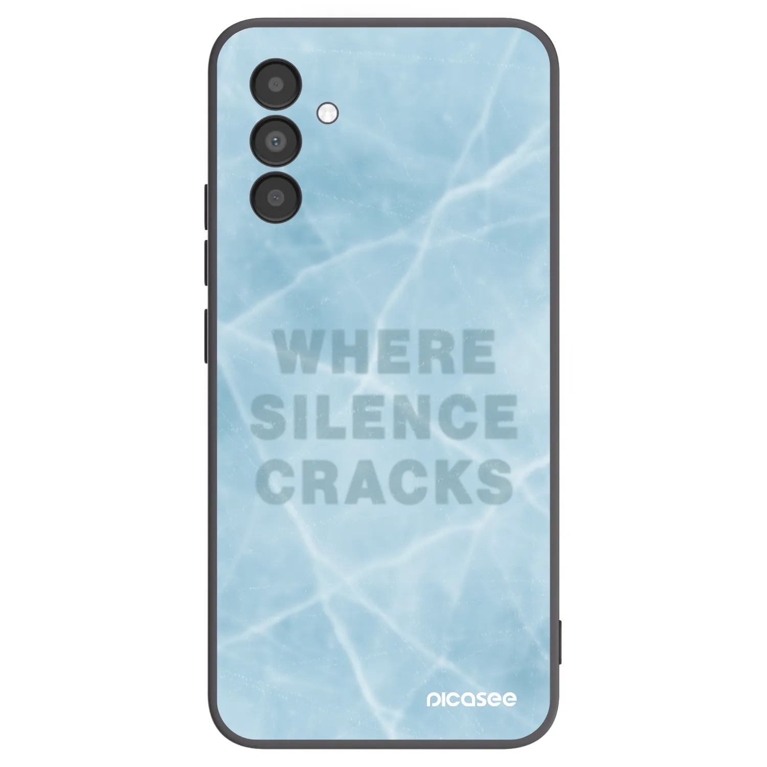 Picasee husă neagră din silicon pentru Samsung Galaxy A04s A047F - SILENCE