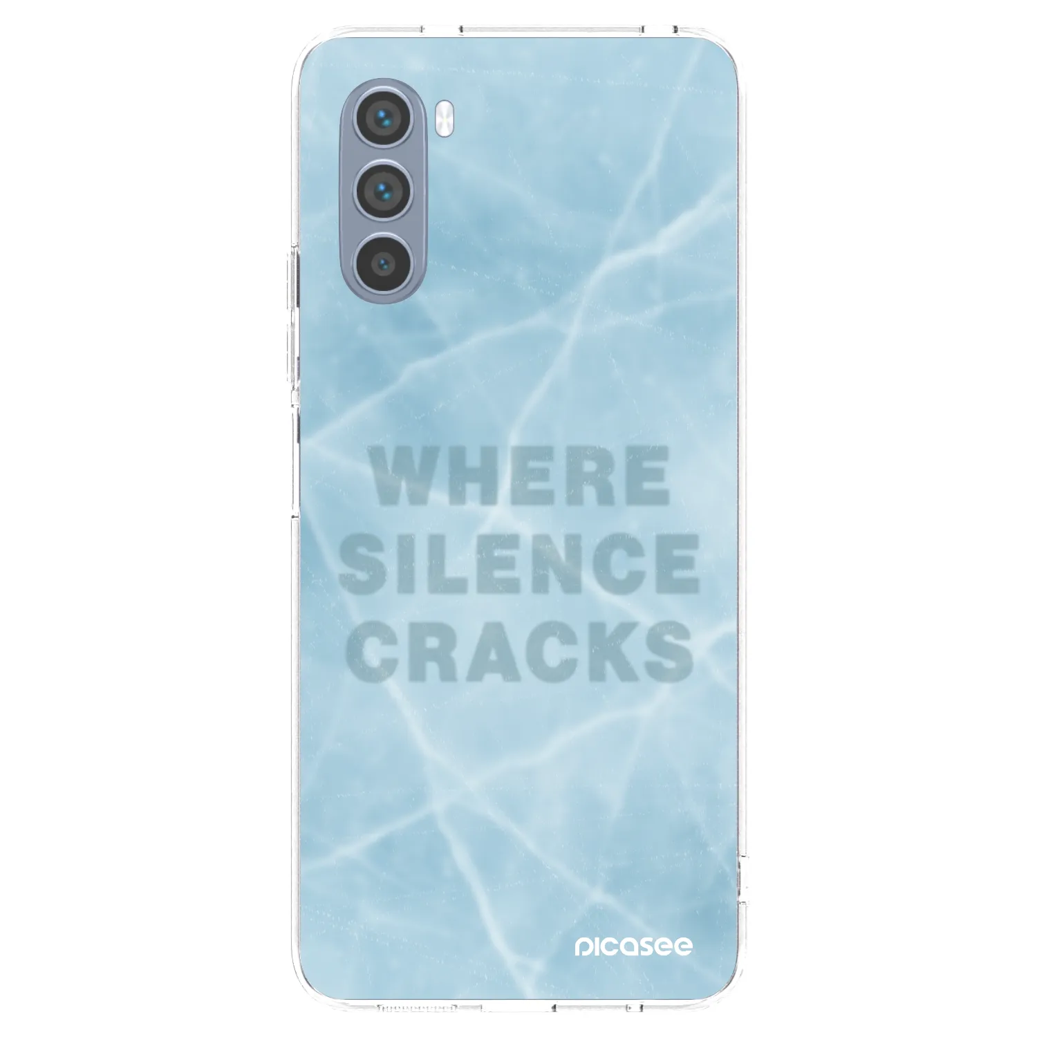 Picasee husă transparentă din silicon pentru Motorola Moto G62 - SILENCE