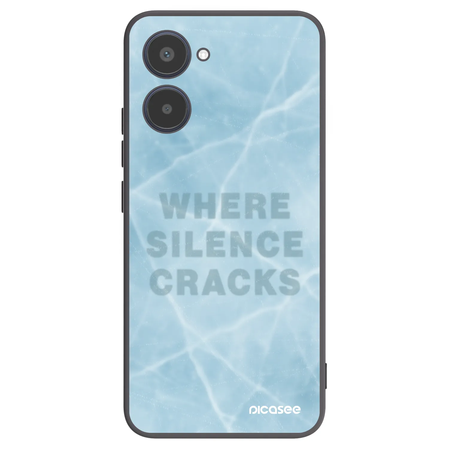 Picasee husă neagră din silicon pentru Realme 10 4G - SILENCE