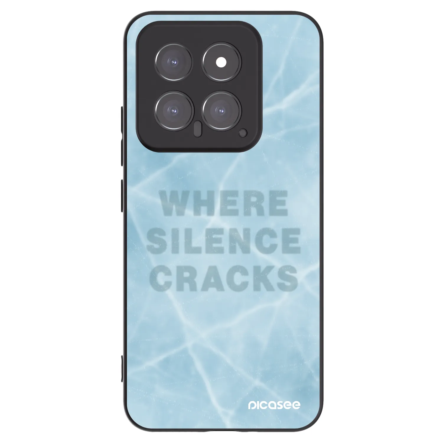 Picasee husă neagră din silicon pentru Xiaomi 14 - SILENCE