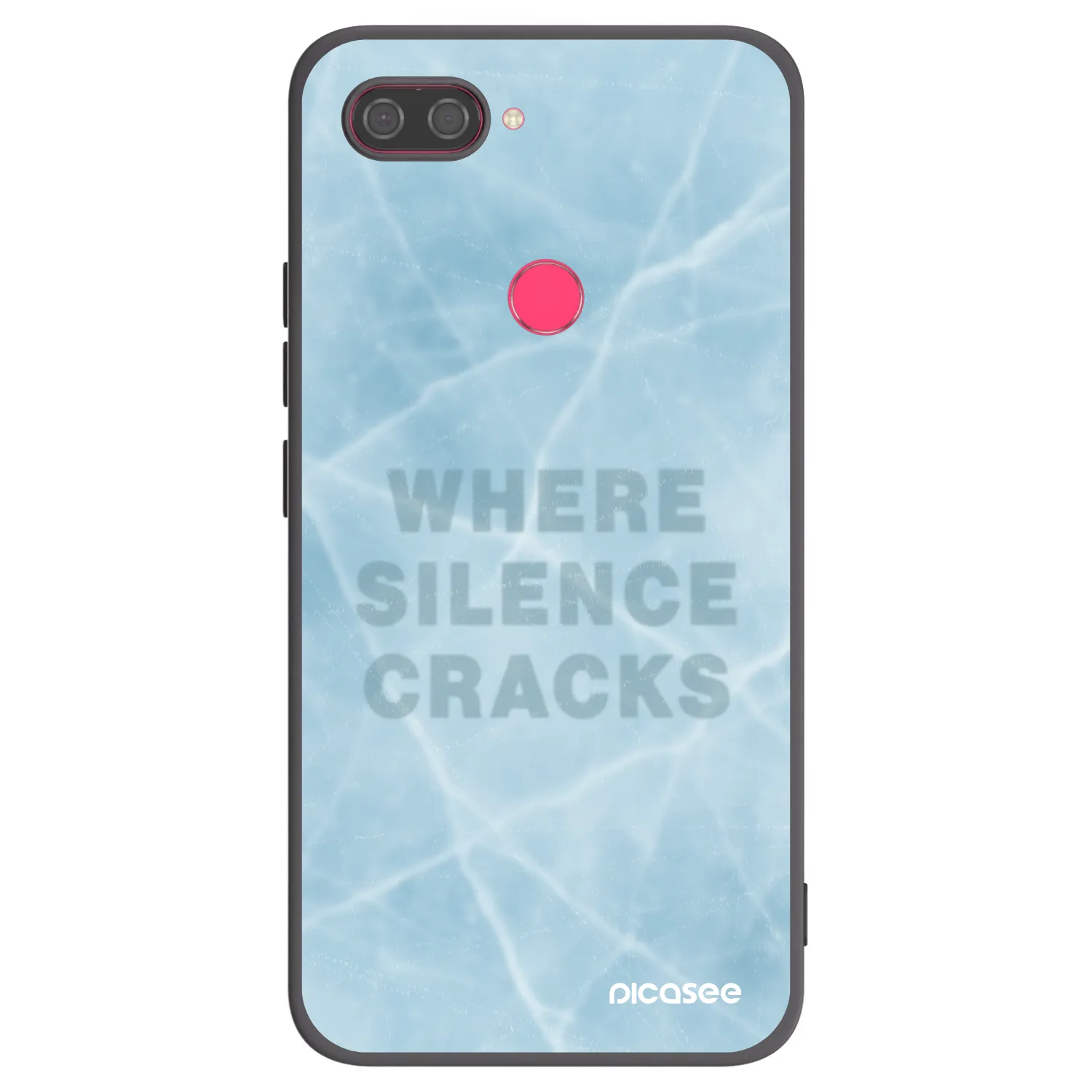 Picasee husă neagră din silicon pentru Xiaomi Mi 8 Lite - SILENCE