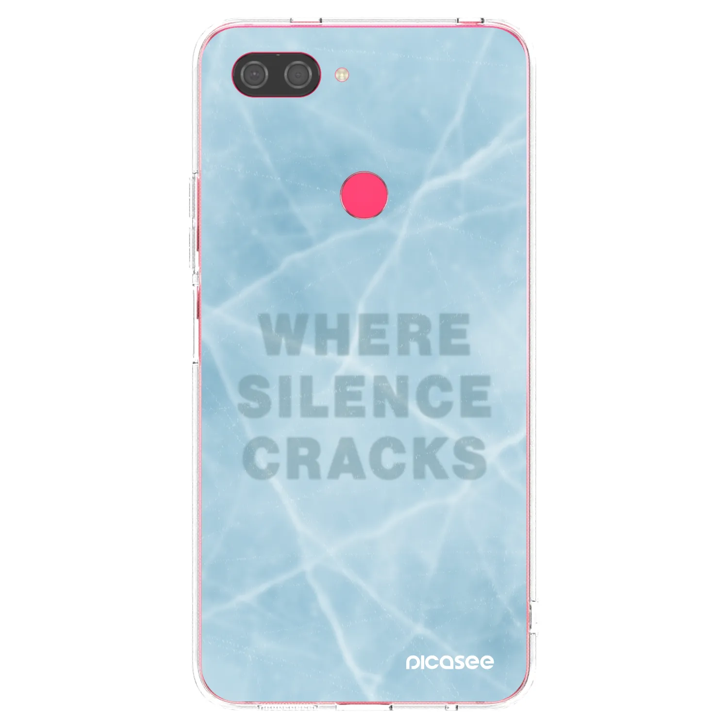 Picasee husă transparentă din silicon pentru Xiaomi Mi 8 Lite - SILENCE