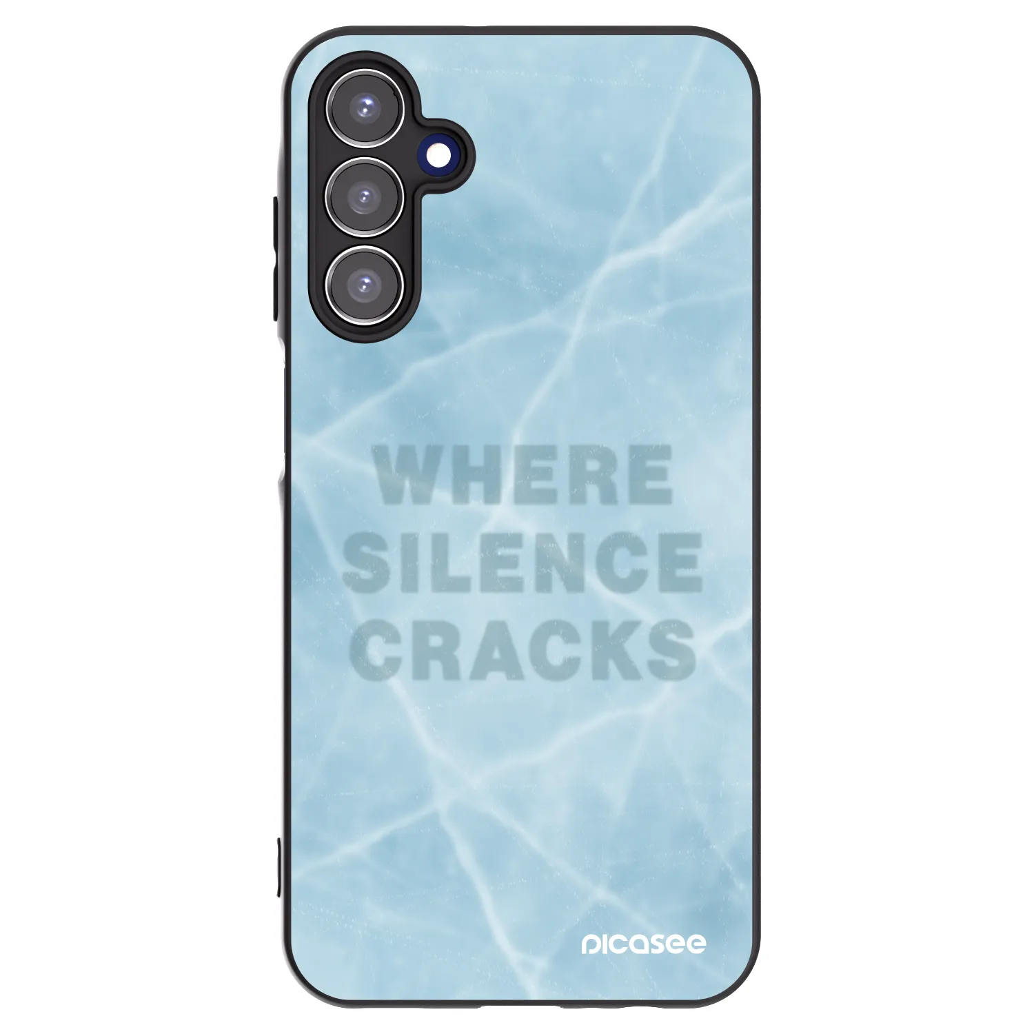Picasee husă neagră din silicon pentru Samsung Galaxy A15 A156B 5G - SILENCE