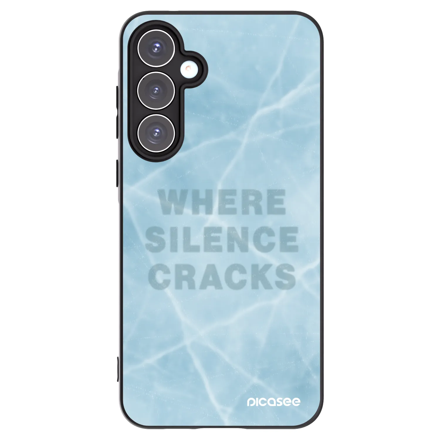 Picasee husă neagră din silicon pentru Samsung Galaxy A55 5G A556B - SILENCE