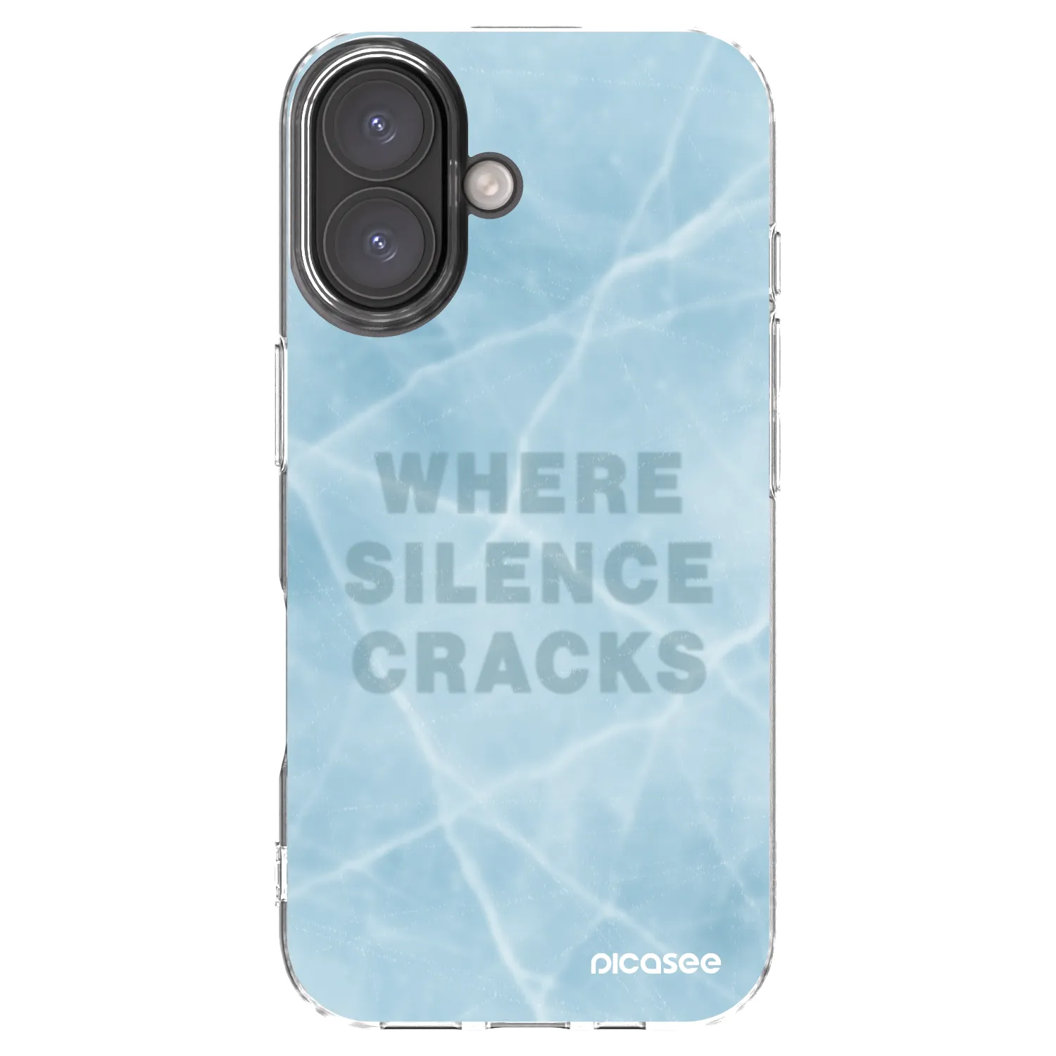 Picasee husă transparentă din silicon pentru Apple iPhone 16 - SILENCE