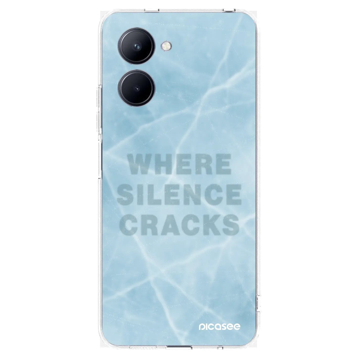 Picasee husă transparentă din silicon pentru Realme C33 (2023) - SILENCE