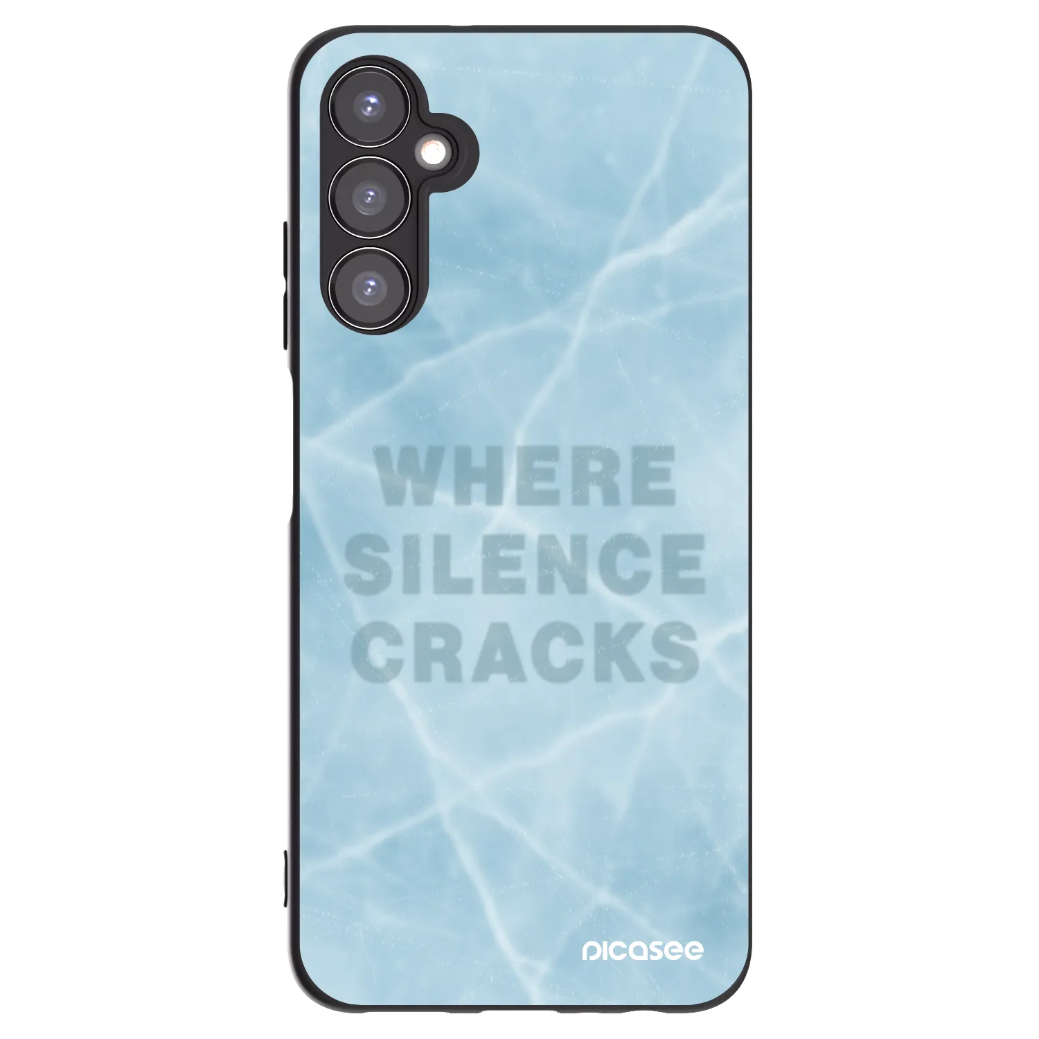 Picasee husă neagră din silicon pentru Samsung Galaxy A05s A057G - SILENCE