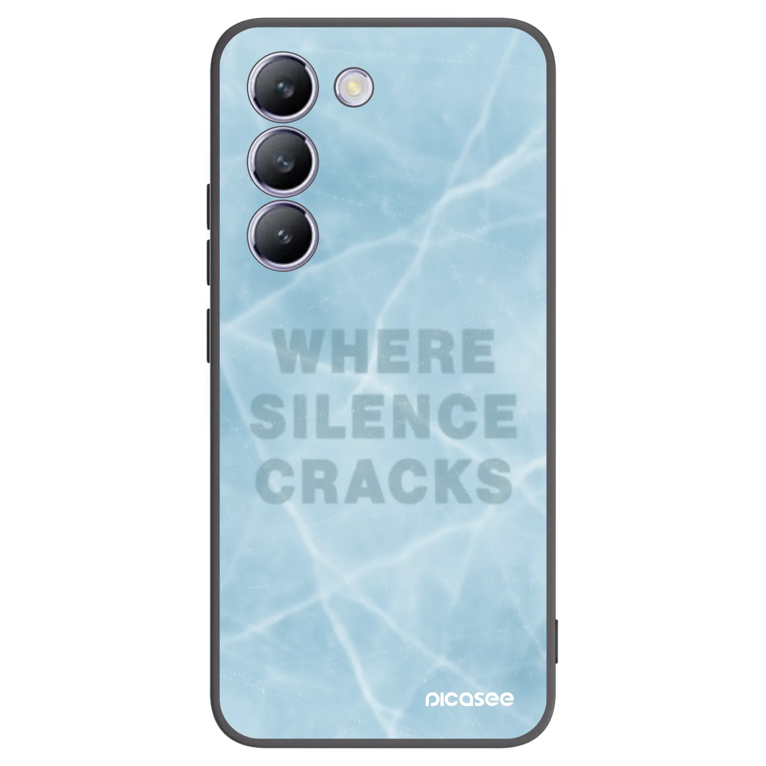 Picasee husă neagră din silicon pentru Vivo V40 SE 5G - SILENCE