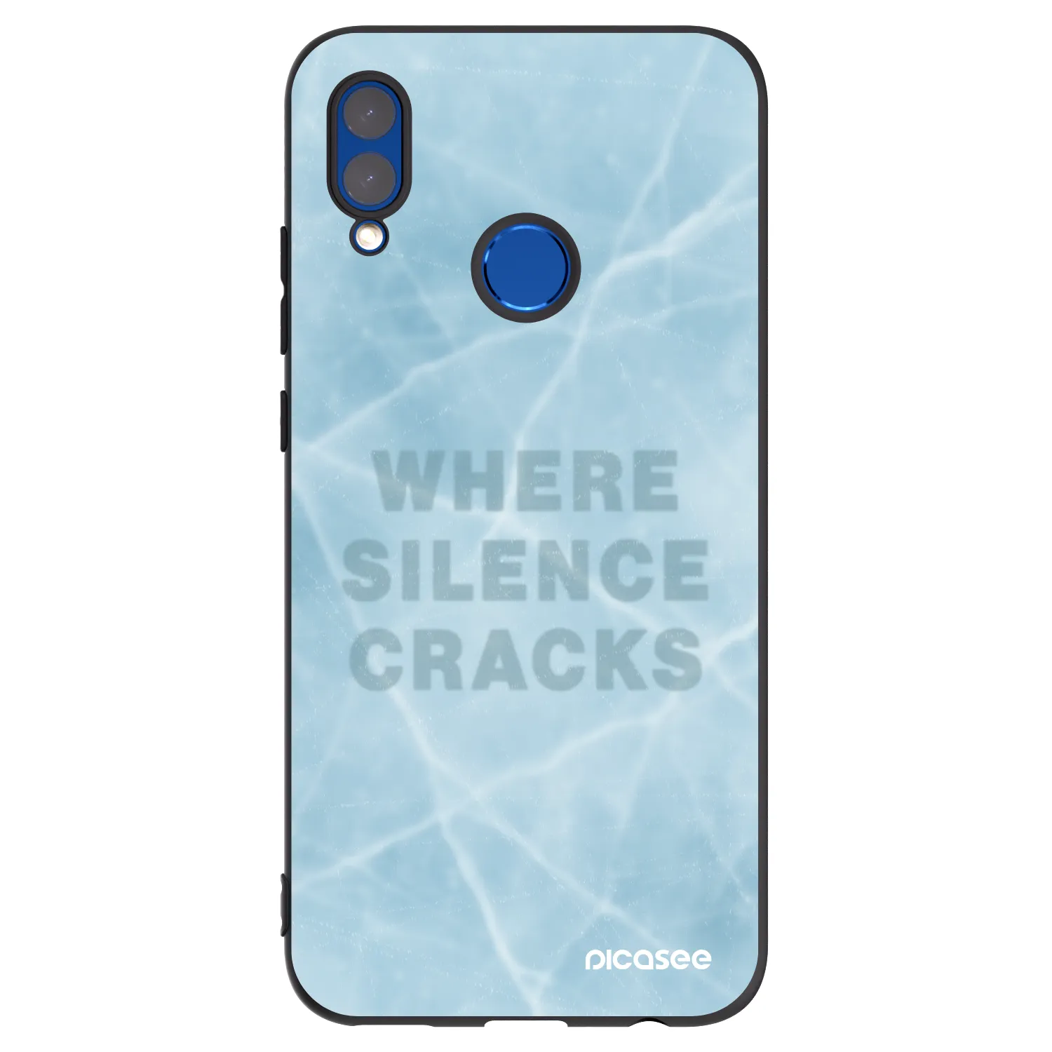 Picasee husă neagră din silicon pentru Honor 10 Lite - SILENCE