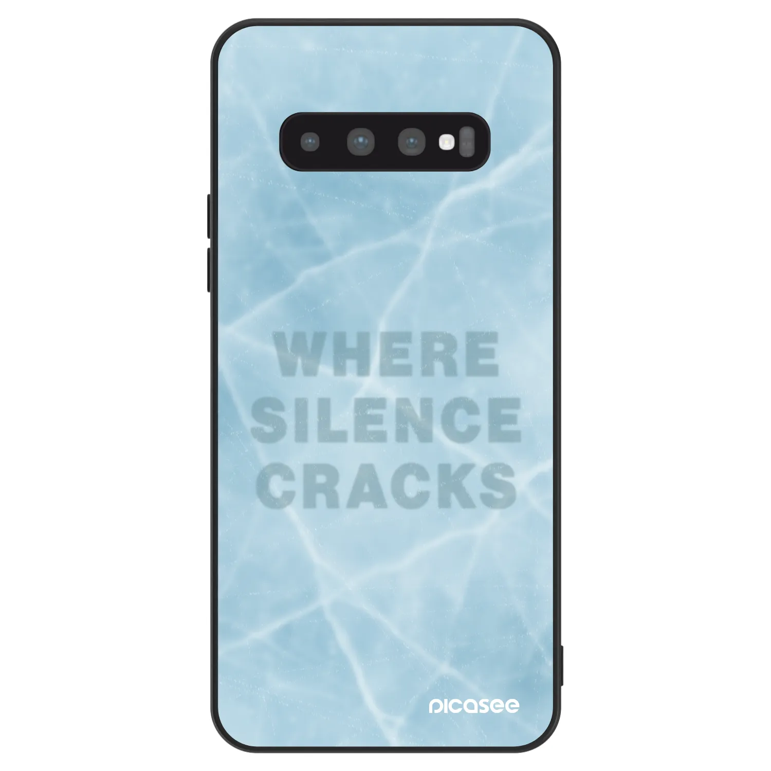 Picasee ULTIMATE CASE pentru Samsung Galaxy S10 Plus G975 - SILENCE