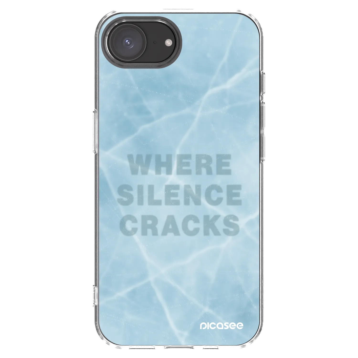 Picasee husă transparentă din silicon pentru Apple iPhone 16e - SILENCE