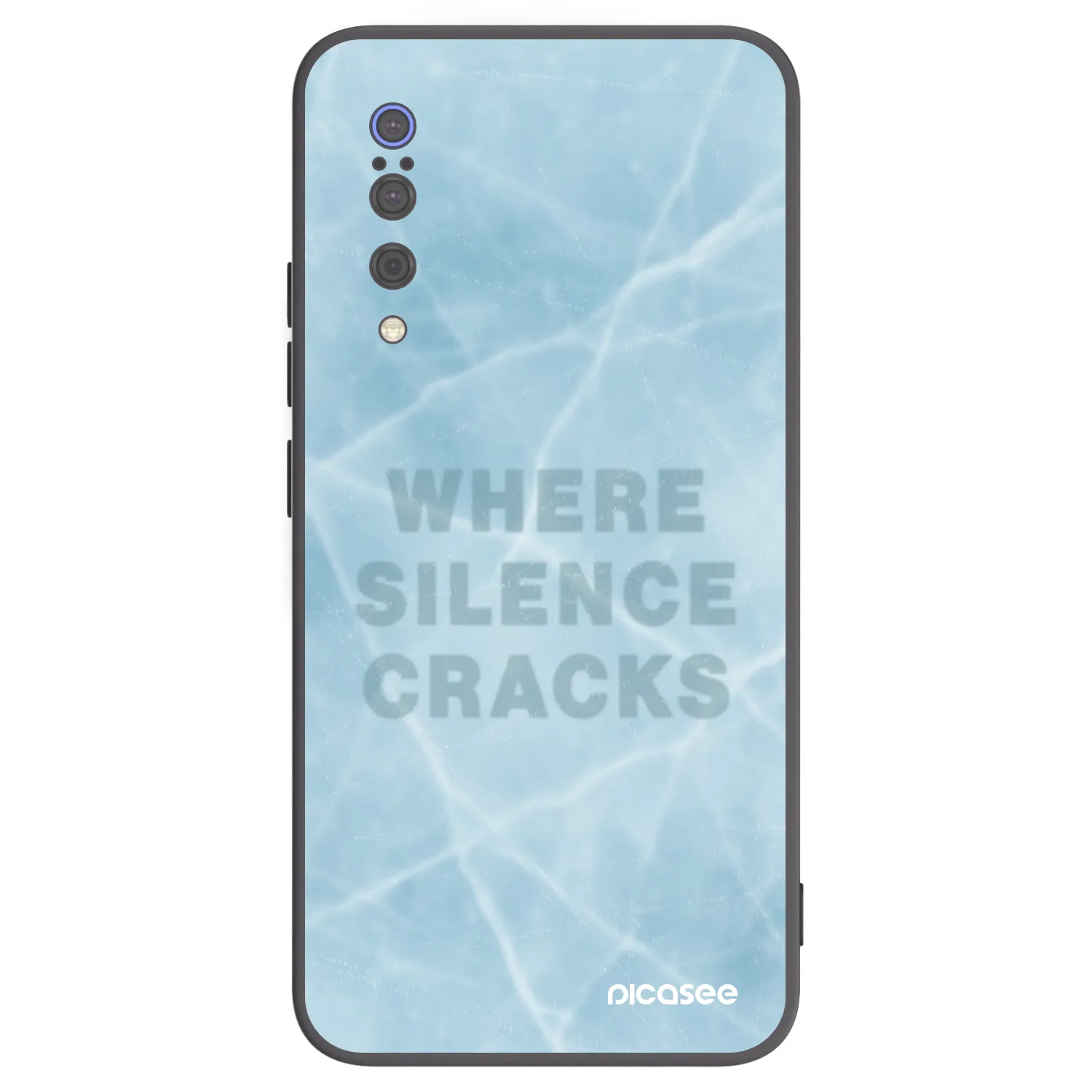 Picasee husă neagră din silicon pentru Xiaomi Mi 9 - SILENCE