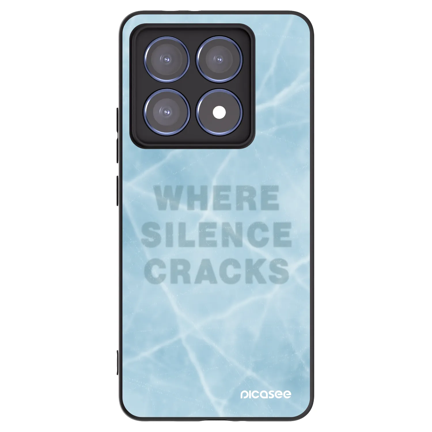 Picasee husă neagră din silicon pentru Xiaomi 14T Pro - SILENCE