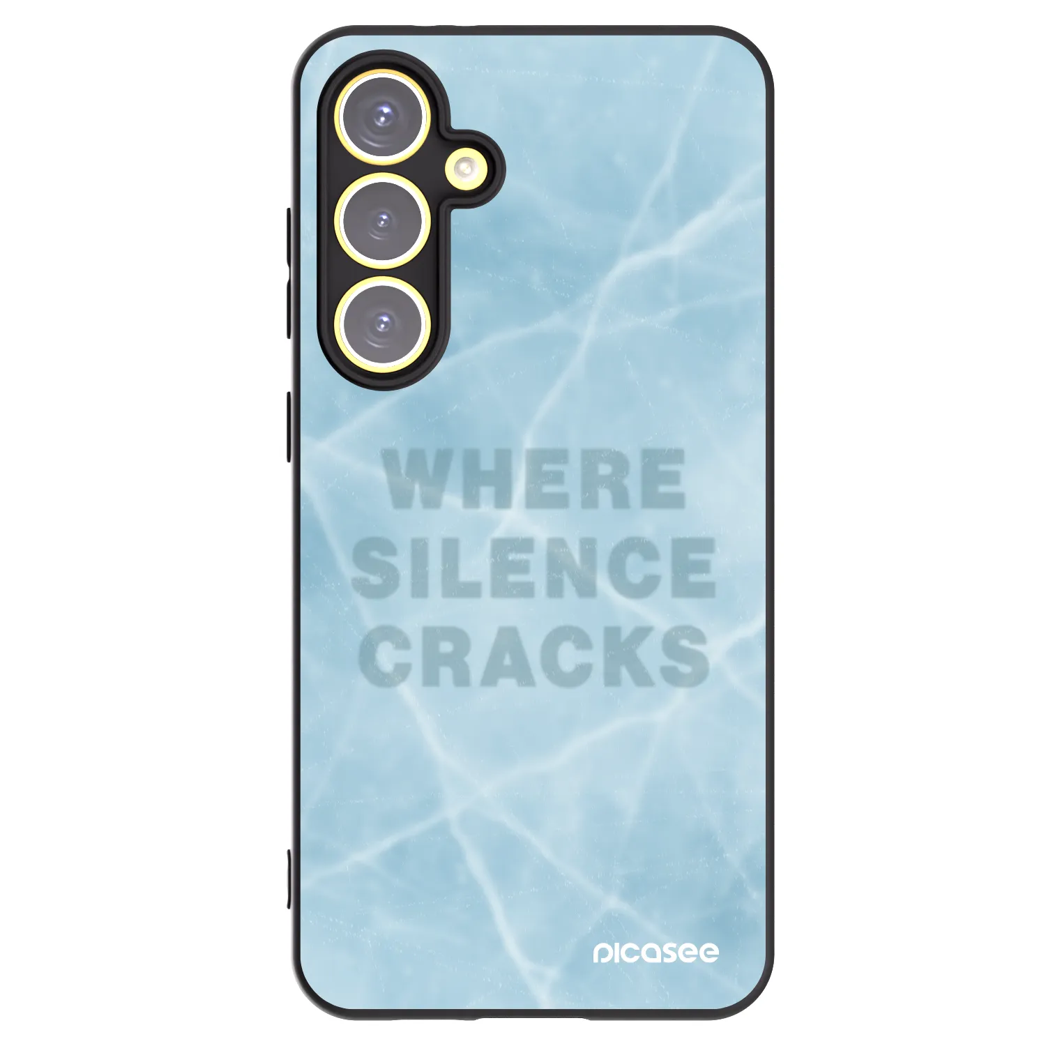 Picasee husă neagră din silicon pentru Samsung Galaxy S24 FE S721B - SILENCE