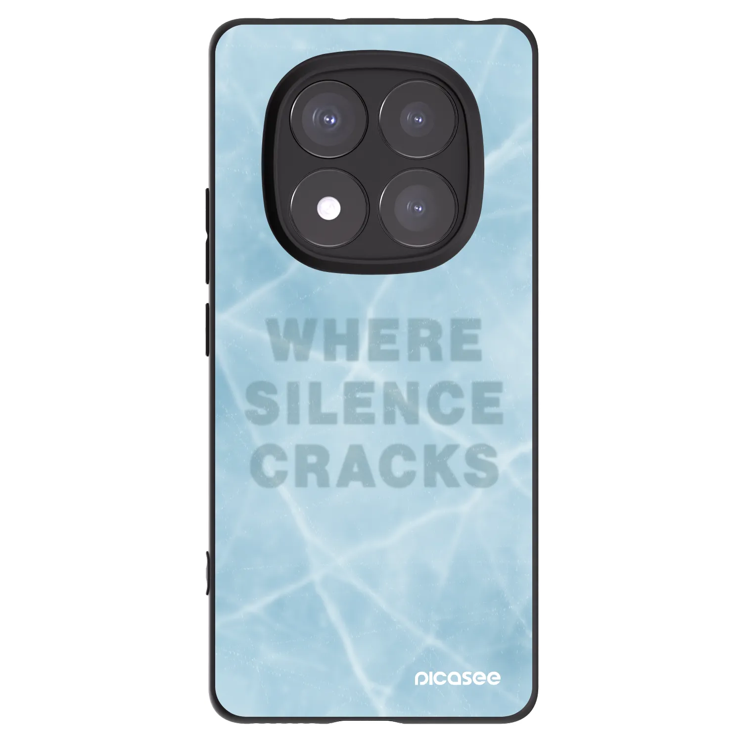 Picasee husă neagră din silicon pentru Xiaomi Redmi Note 14 Pro 5G - SILENCE