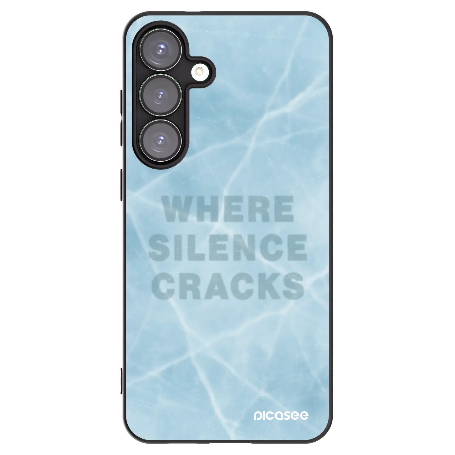 Picasee husă neagră din silicon pentru Samsung Galaxy S25+ 5G - SILENCE