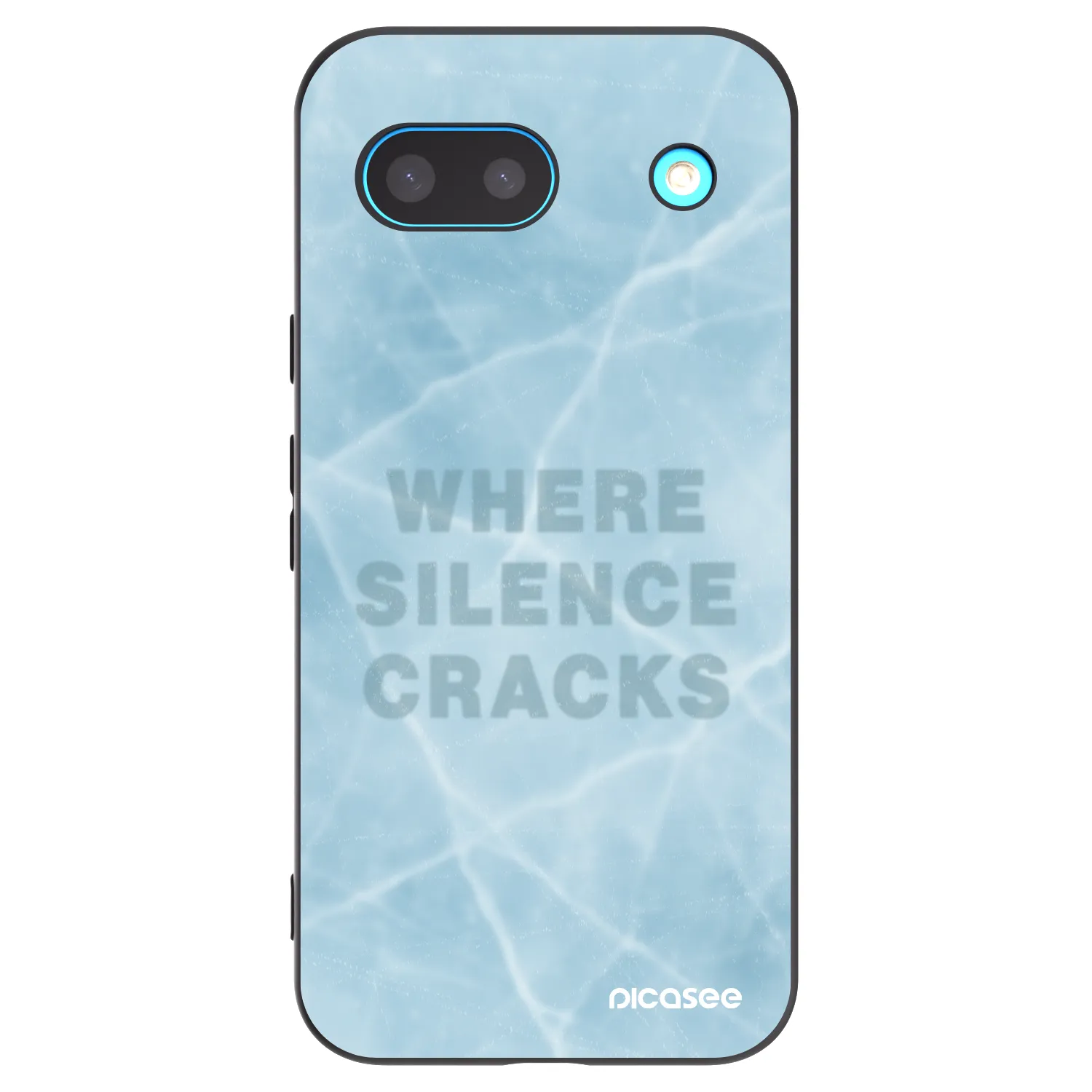 Picasee husă neagră din silicon pentru Google Pixel 8a - SILENCE