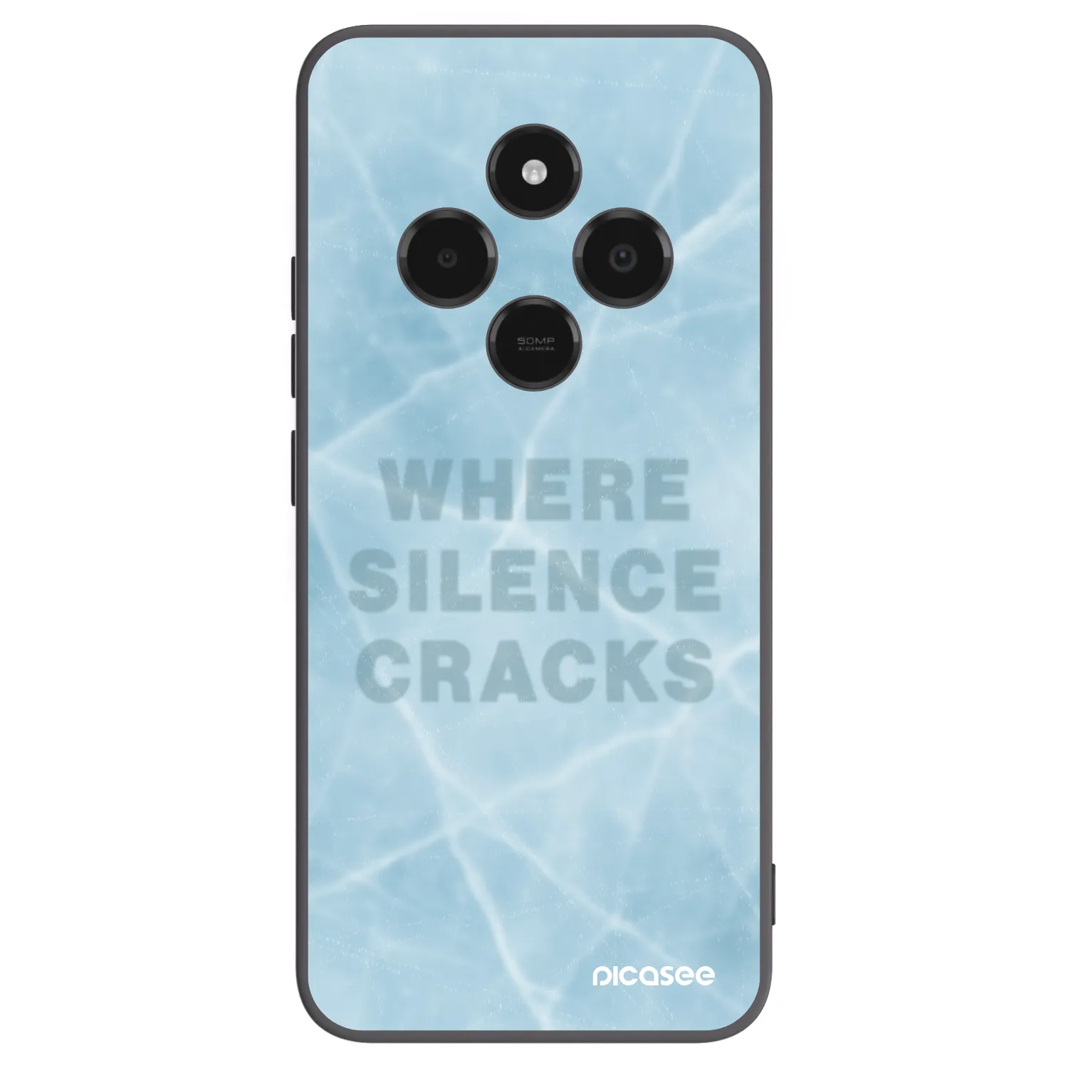 Picasee husă neagră din silicon pentru Xiaomi Poco C75 - SILENCE