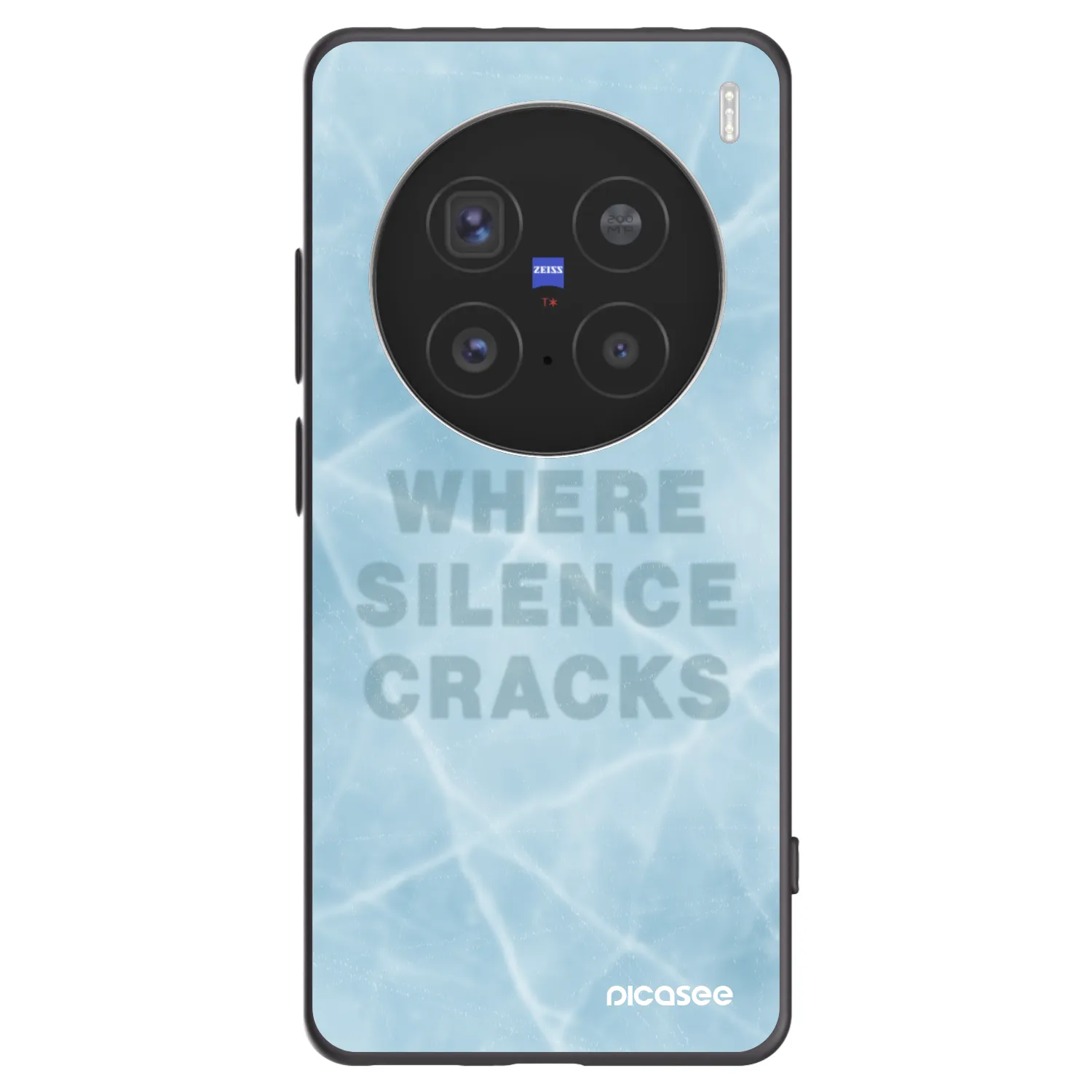 Picasee husă neagră din silicon pentru Vivo X200 Pro - SILENCE