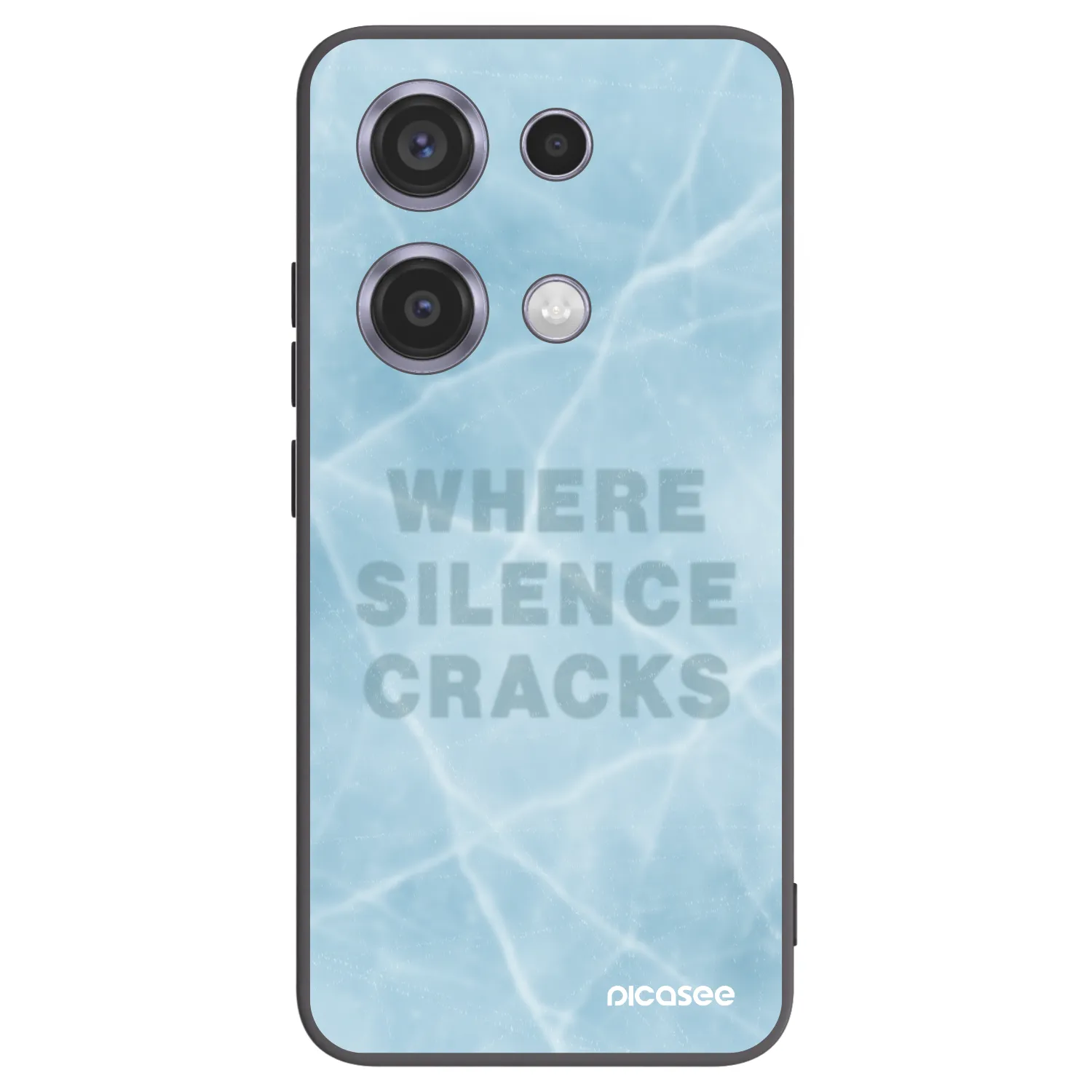 Picasee husă neagră din silicon pentru Xiaomi Redmi Note 14S - SILENCE