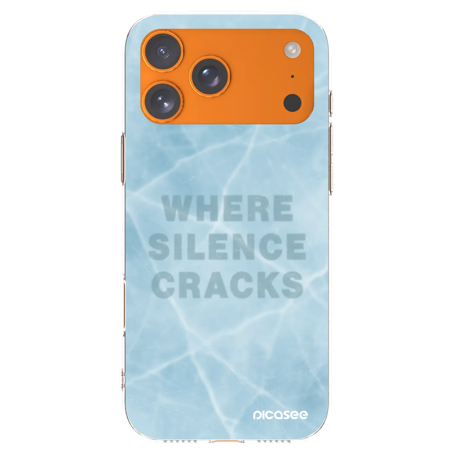 Picasee husă transparentă din silicon pentru Apple iPhone 17 Pro Max - SILENCE