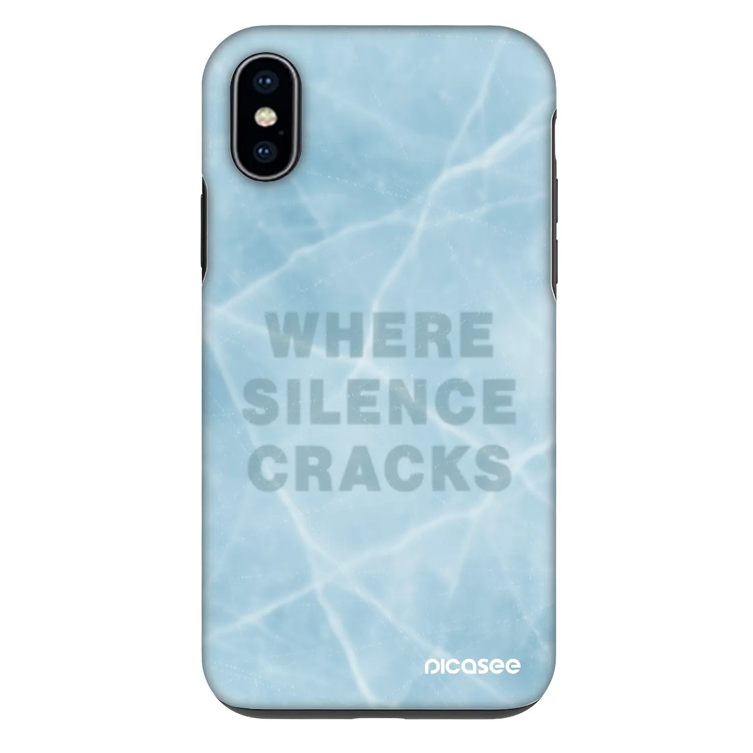Picasee Fashion Case pentru Apple iPhone X/XS - SILENCE