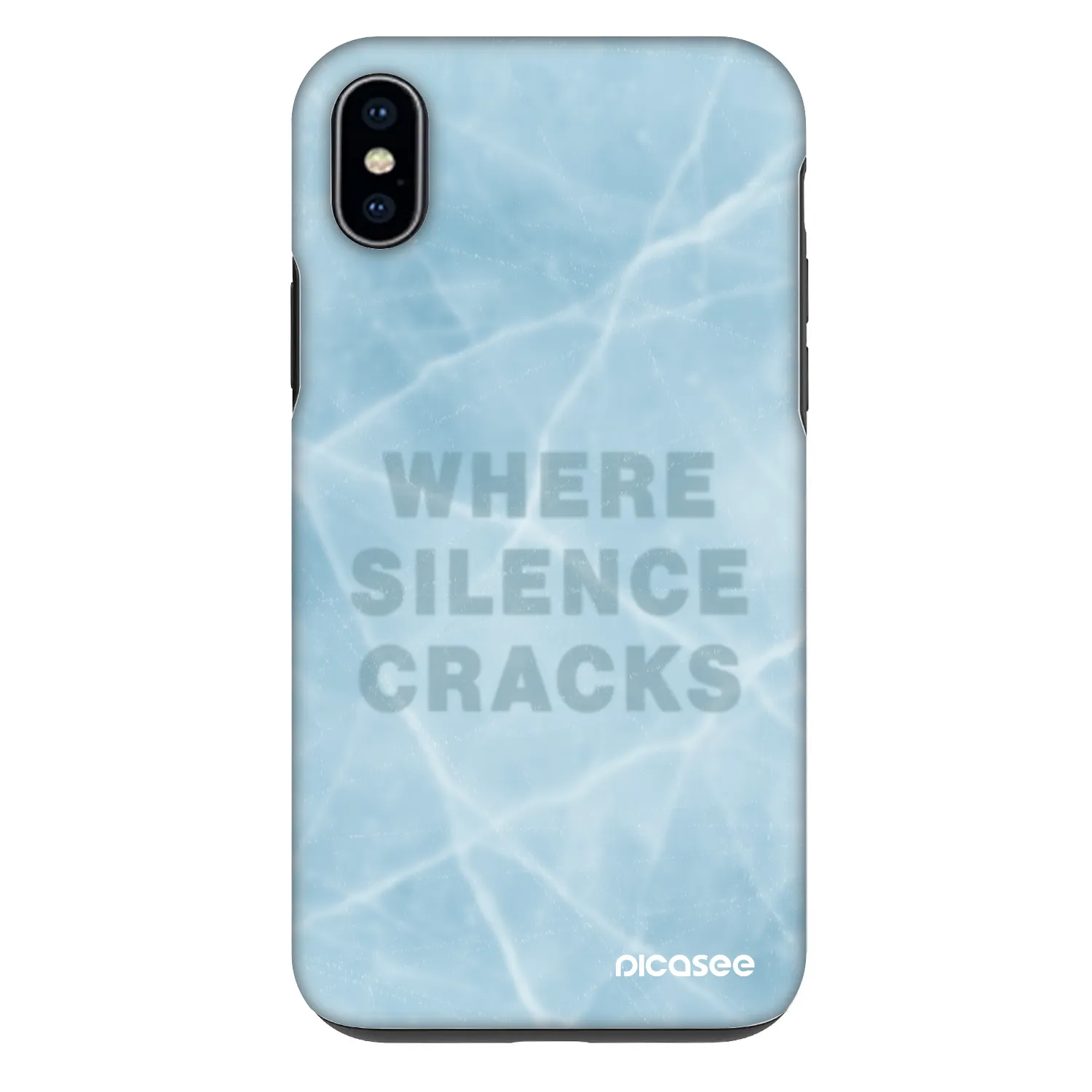 Picasee Fashion Case pentru Apple iPhone XS Max - SILENCE