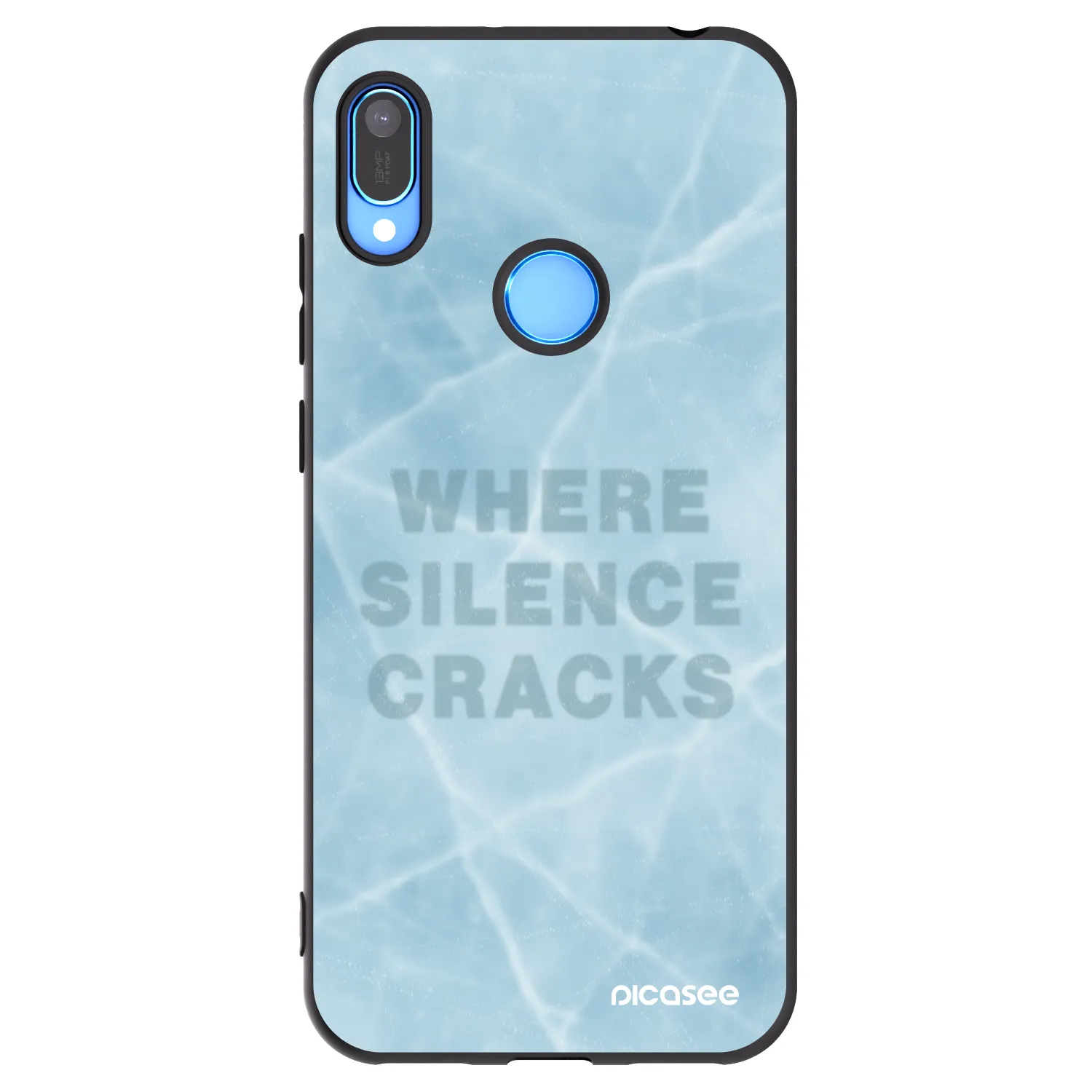 Picasee husă neagră din silicon pentru Huawei Y6 2019 - SILENCE