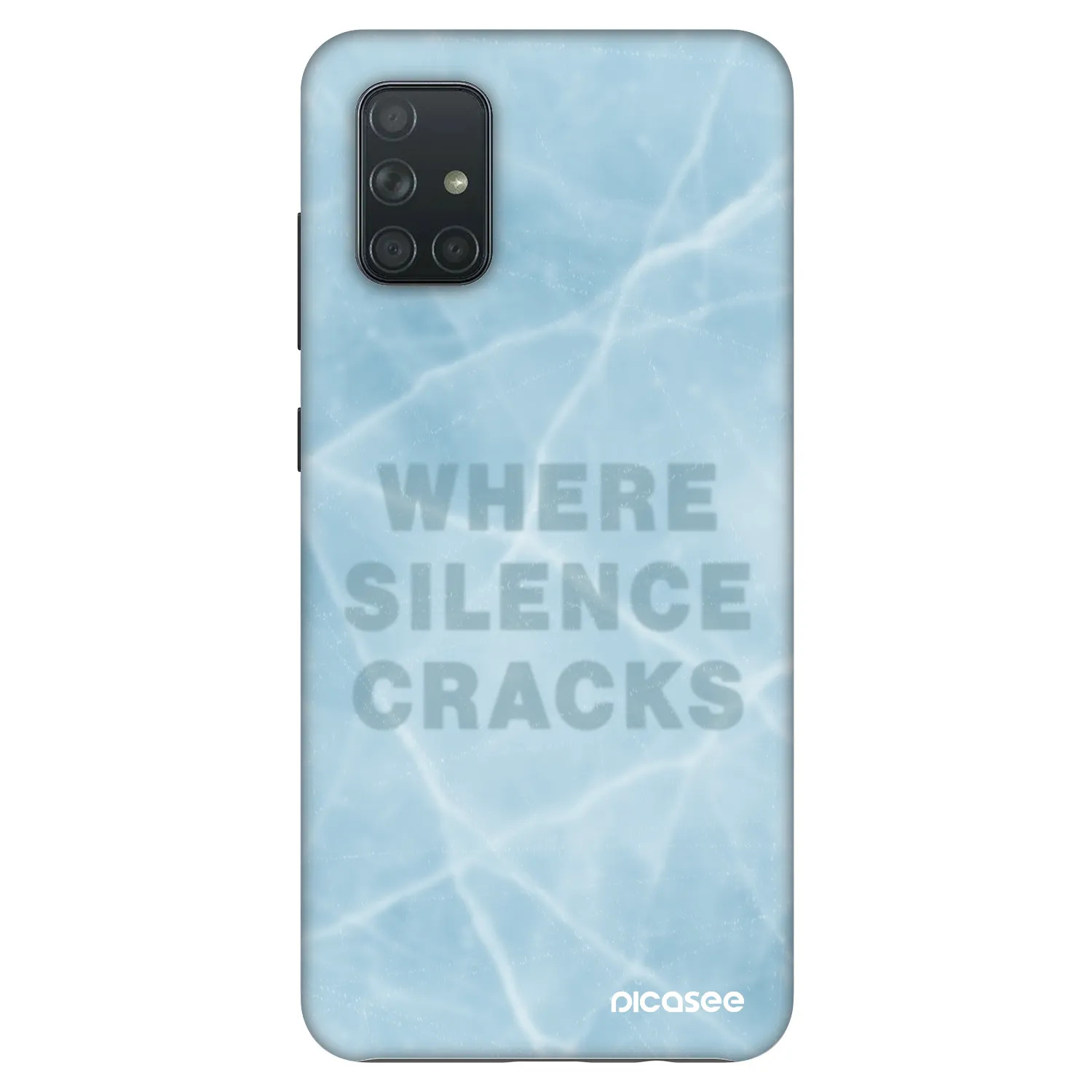 Picasee Fashion Case pentru Samsung Galaxy A71 A715F - SILENCE