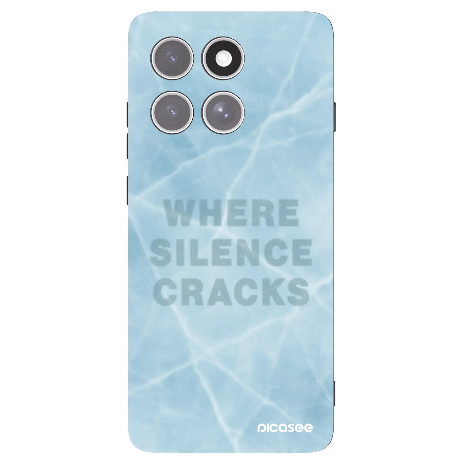 Picasee husă neagră din silicon pentru Motorola Edge 60 Pro - SILENCE