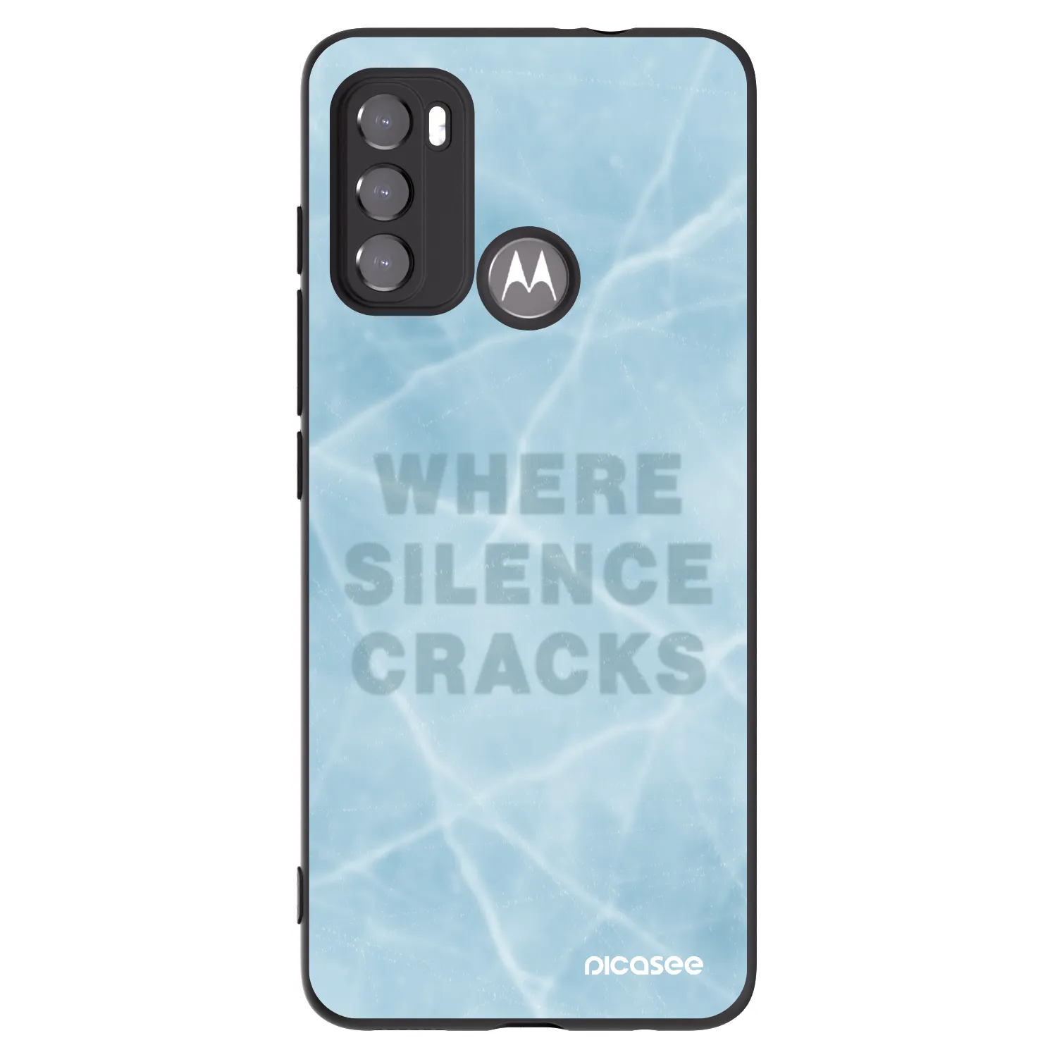 Picasee husă neagră din silicon pentru Motorola Edge 60 5G - SILENCE