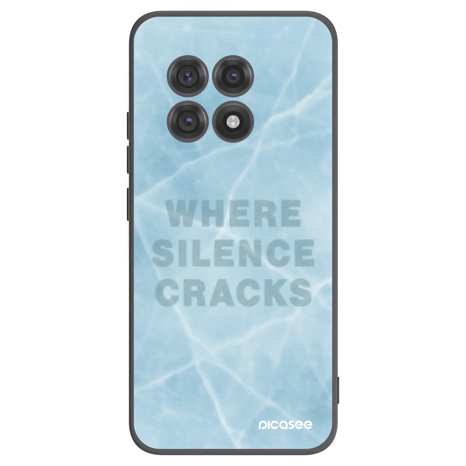 Picasee husă neagră din silicon pentru OnePlus 13R 5G - SILENCE