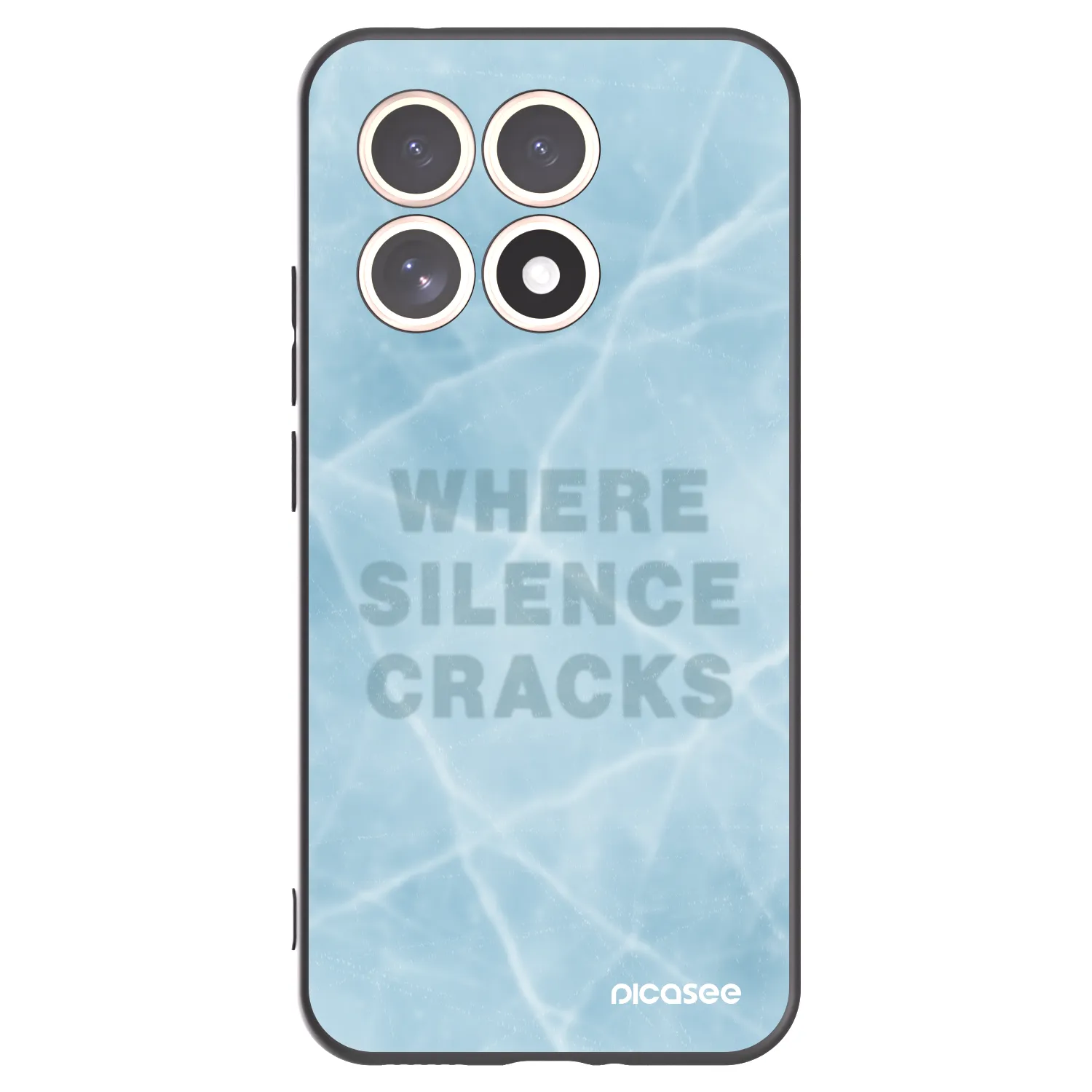 Picasee husă neagră din silicon pentru Xiaomi 15T - SILENCE