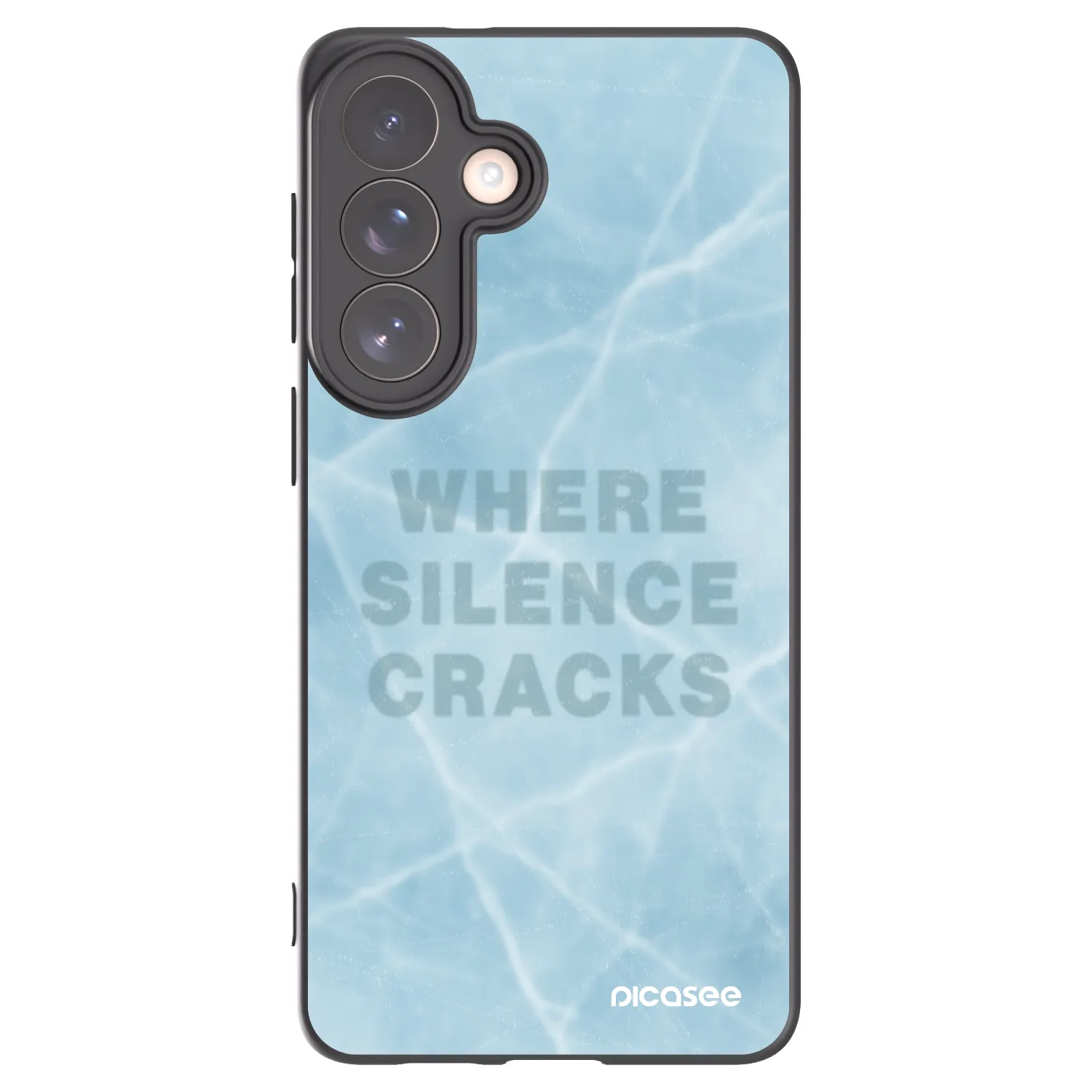 Picasee husă neagră din silicon pentru Samsung Galaxy S26+ - SILENCE