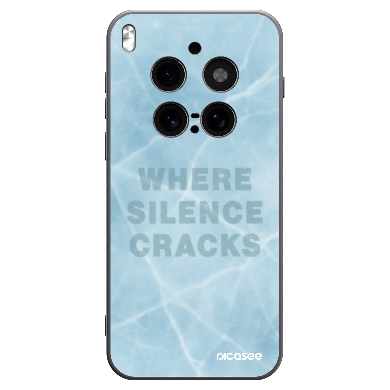 Picasee husă neagră din silicon pentru Vivo X300 Pro - SILENCE