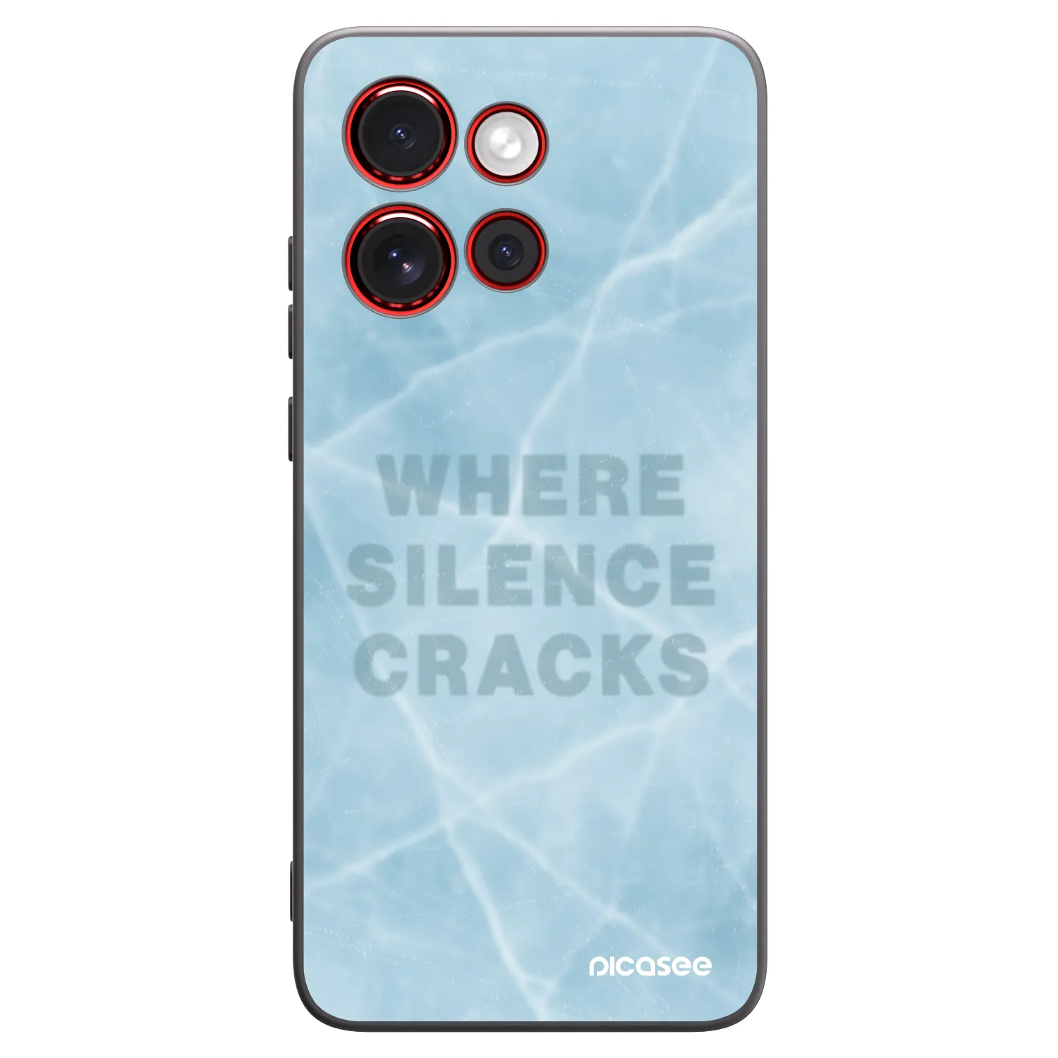 Picasee husă neagră din silicon pentru Motorola Edge 60 Neo 5G - SILENCE