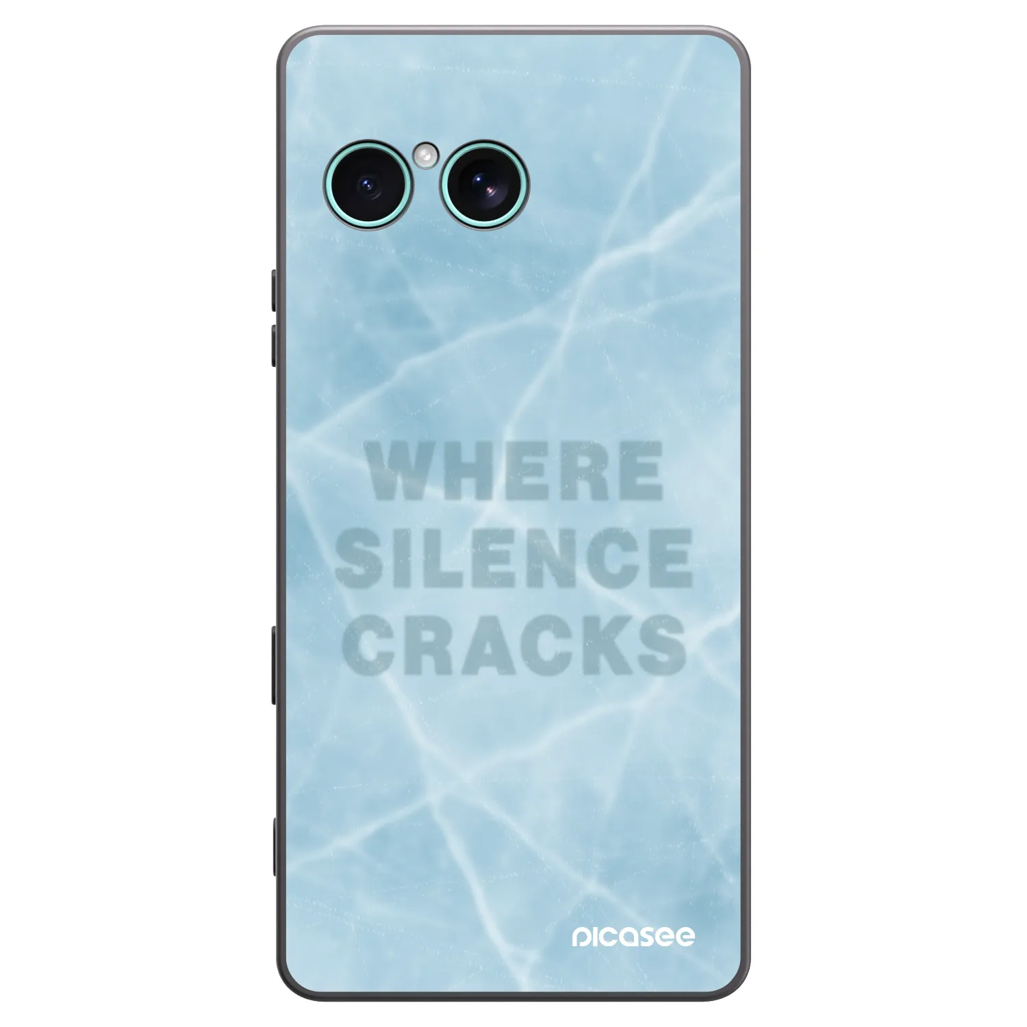 Picasee husă neagră din silicon pentru Sony Xperia 10 VII - SILENCE