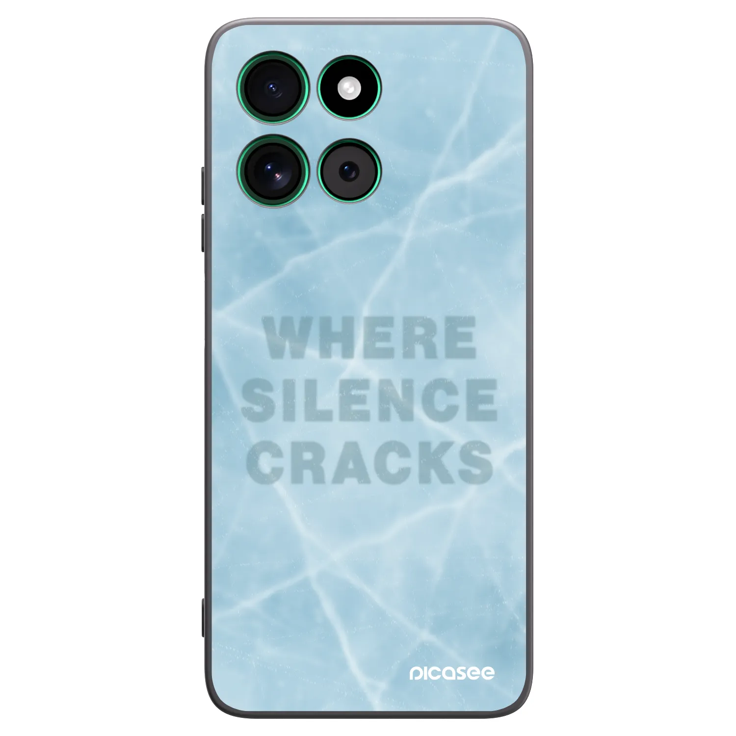 Picasee husă neagră din silicon pentru Motorola Moto G57 Power - SILENCE