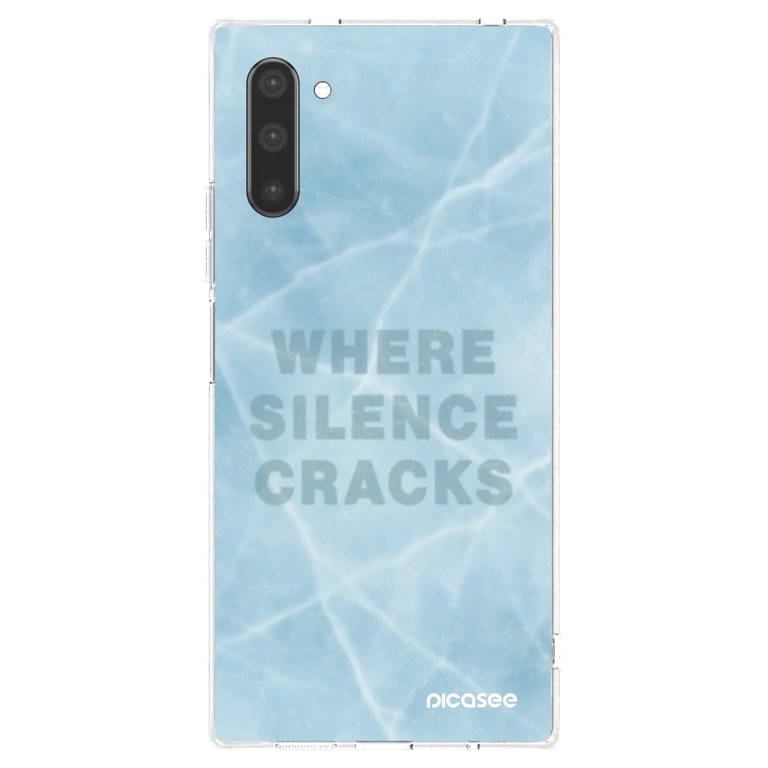 Picasee husă transparentă din silicon pentru Samsung Galaxy Note 10 N970F - SILENCE