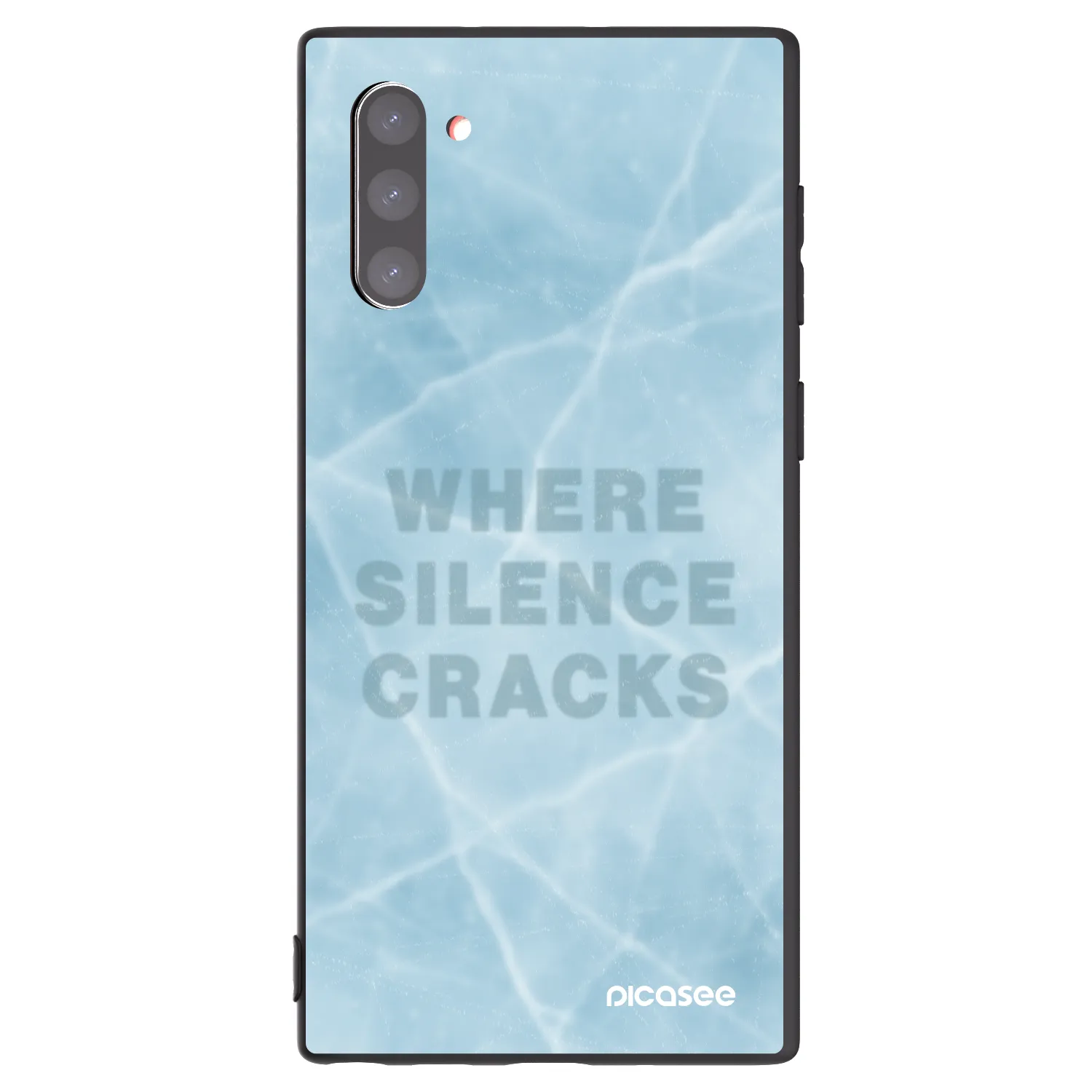 Picasee husă neagră din silicon pentru Samsung Galaxy Note 10 N970F - SILENCE