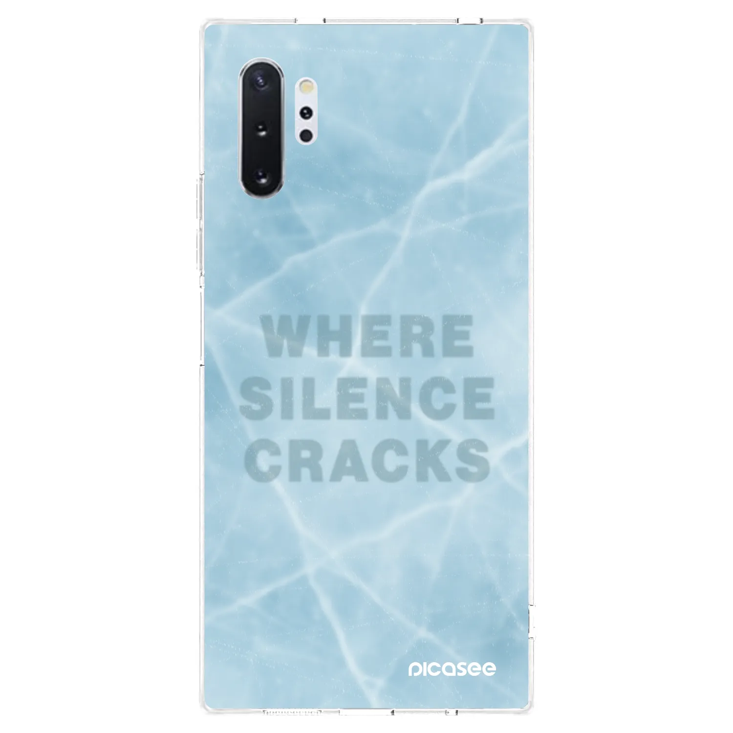 Picasee husă transparentă din silicon pentru Samsung Galaxy Note 10+ N975F - SILENCE