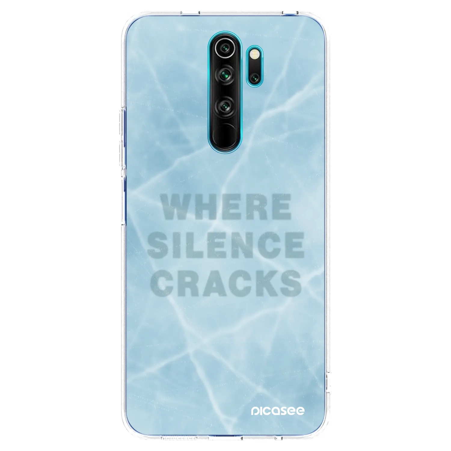 Picasee husă transparentă din silicon pentru Xiaomi Redmi Note 8 Pro - SILENCE