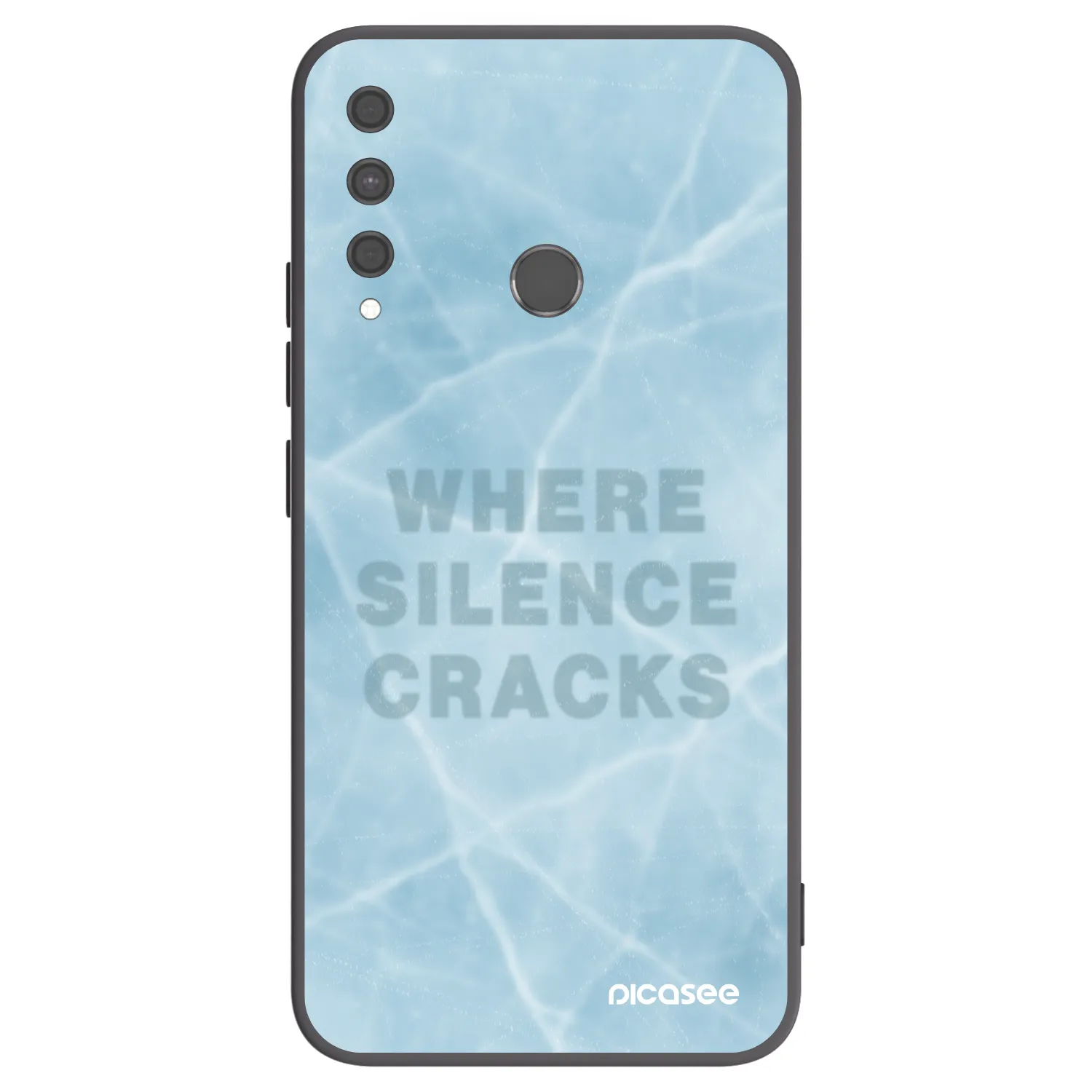 Picasee husă neagră din silicon pentru Huawei P40 Lite E - SILENCE