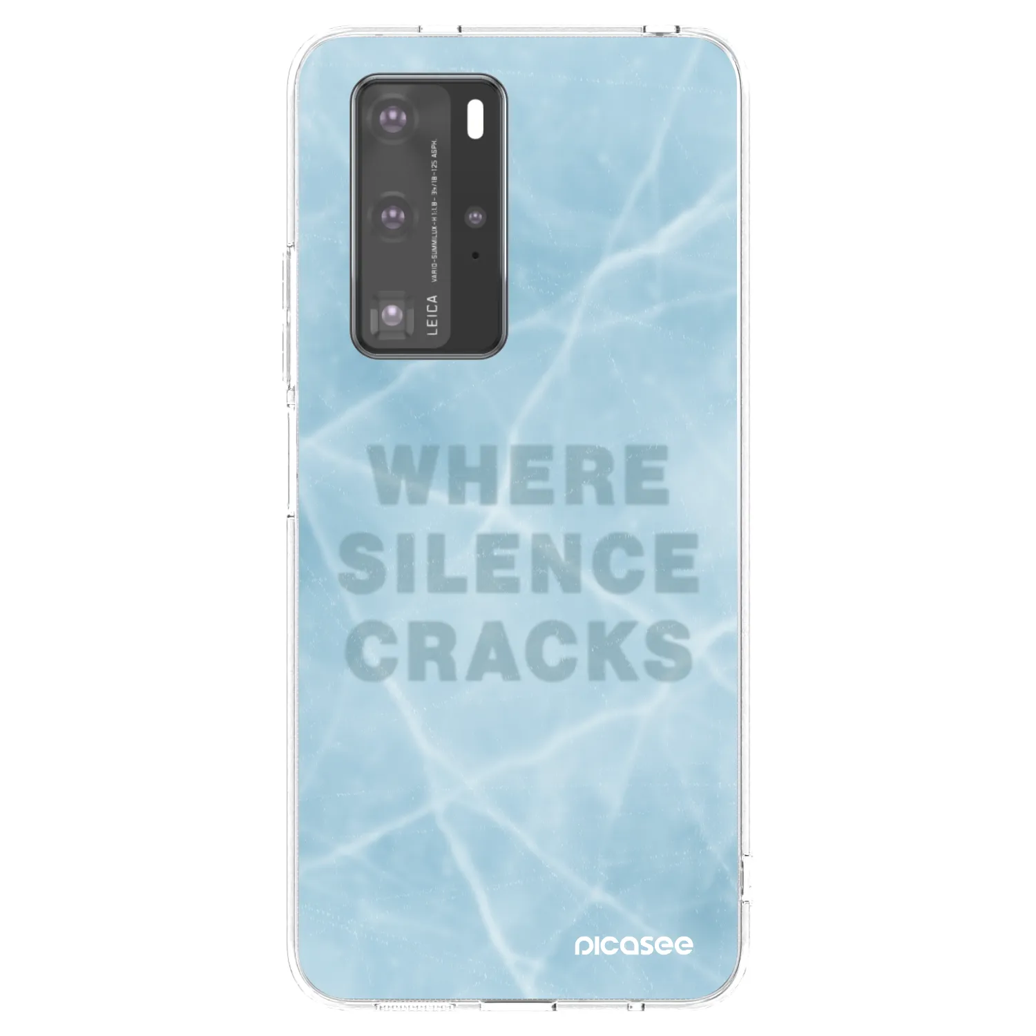 Picasee husă transparentă din silicon pentru Huawei P40 Pro - SILENCE