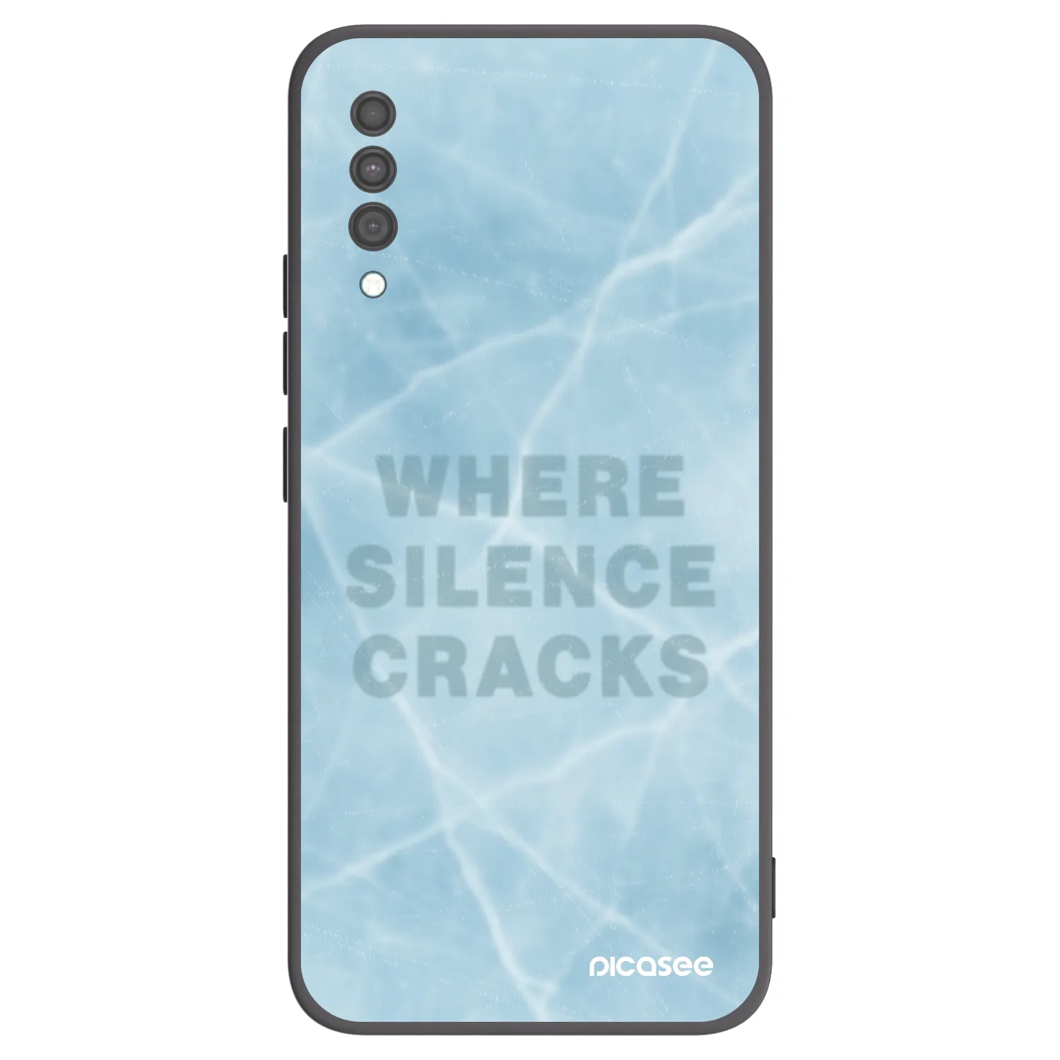Picasee husă neagră din silicon pentru Samsung Galaxy A30s A307F - SILENCE