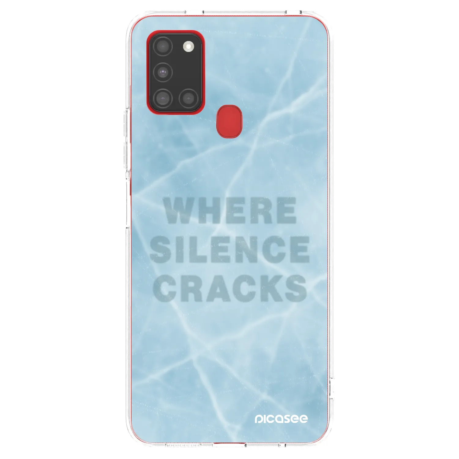 Picasee husă transparentă din silicon pentru Samsung Galaxy A21s - SILENCE