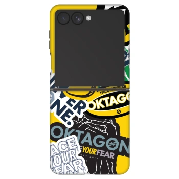 Husă pentru Samsung Galaxy Z Flip7 5G - OKTAGON - Logo Archive
