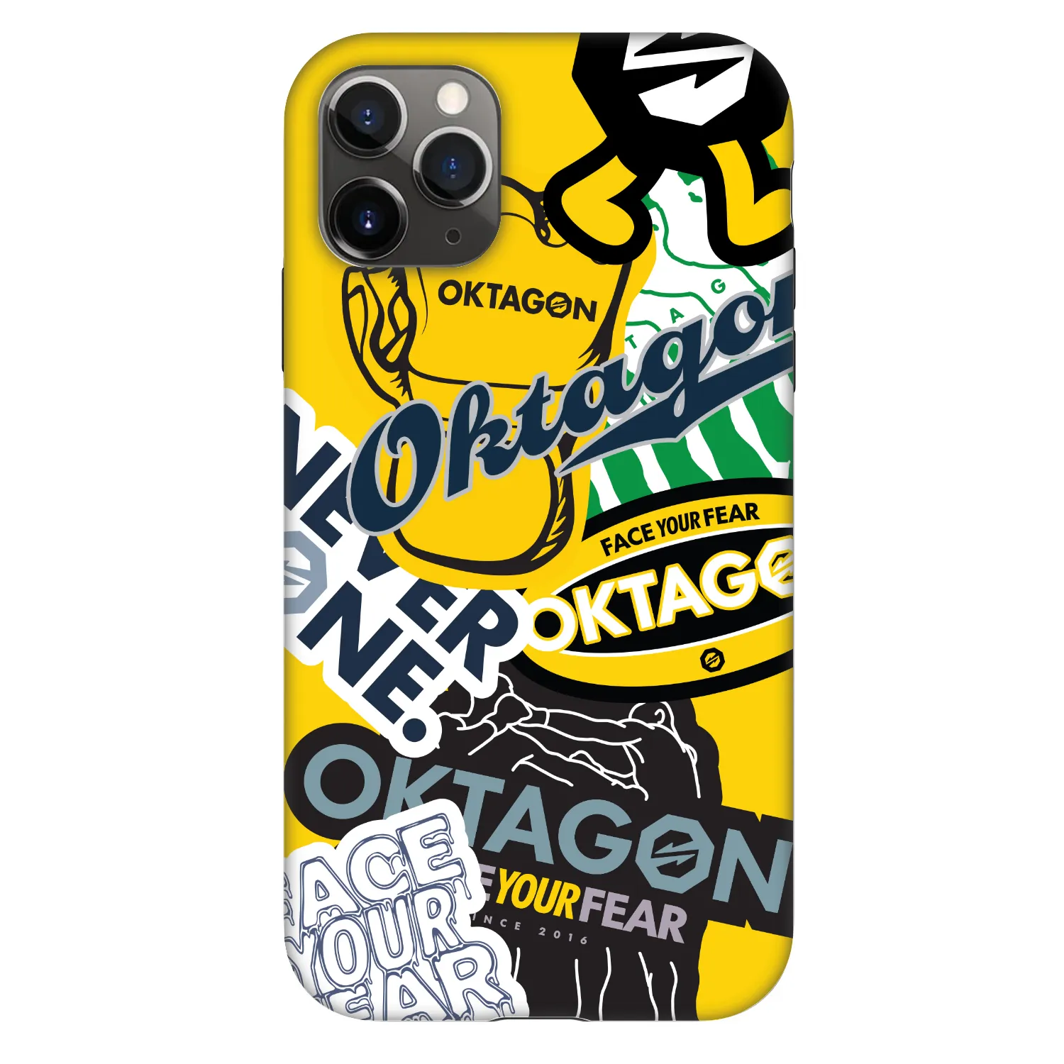 Picasee Fashion Case pentru Apple iPhone 11 Pro - OKTAGON - Logo Archive